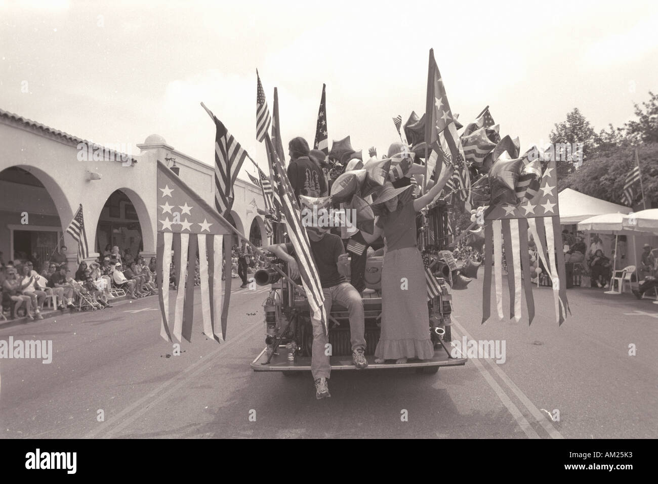 Fourth of July parade float Ojai California Stock Photo Alamy