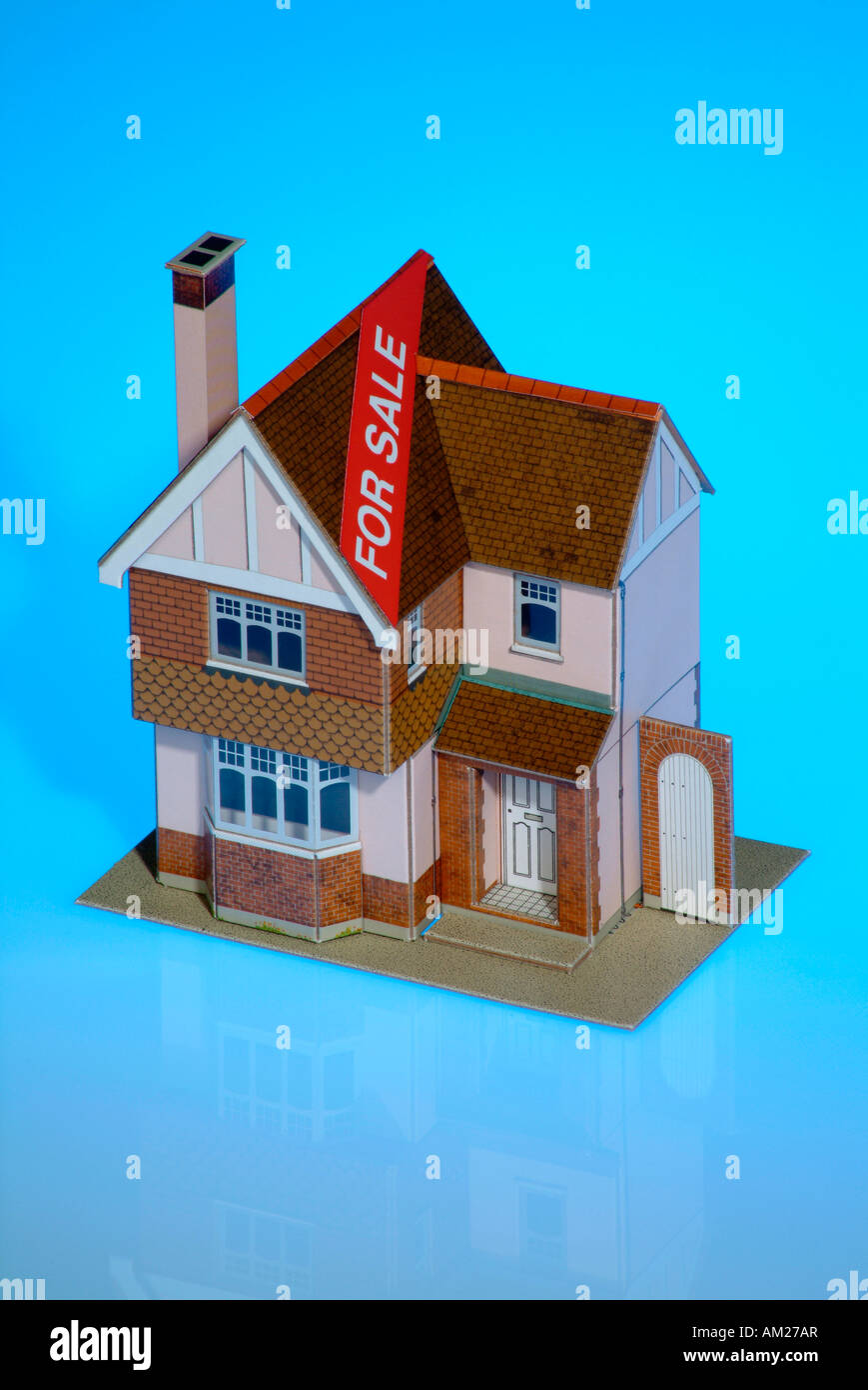 Model House Purchase Model house for sale Stock Photo - Alamy