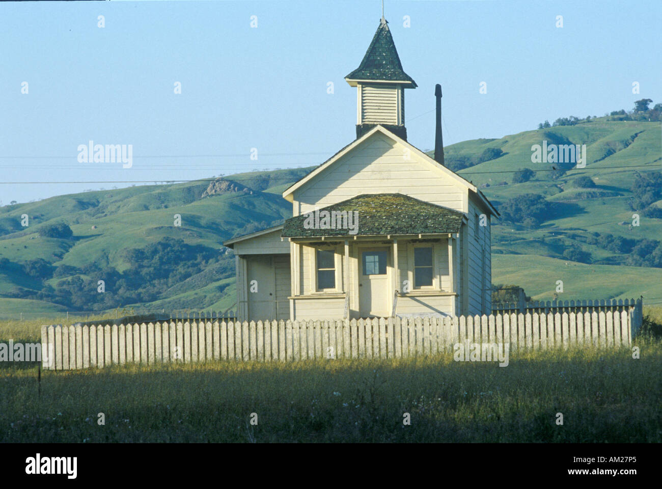 San Simeon Church in Central California Stock Photo