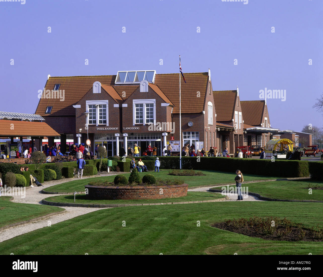 Geography Travel Germany Lower Saxony Langeoog Buildings Stock