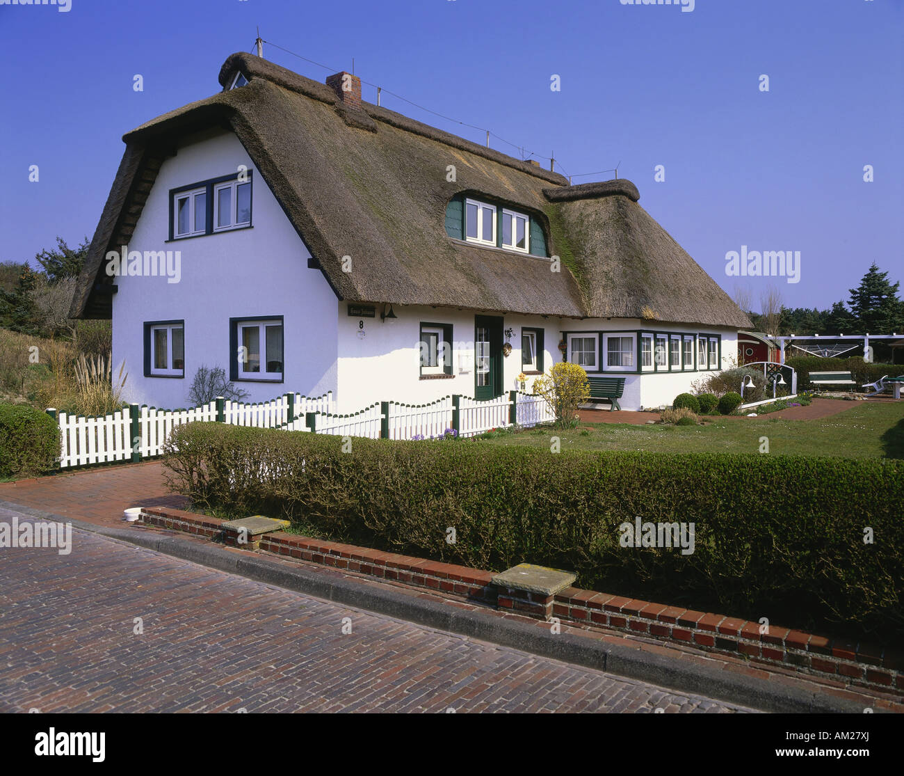 Geography Travel Germany Lower Saxony Langeoog Buildings Stock