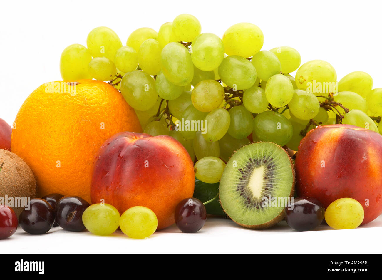 Rainbow of fruit Stock Photo