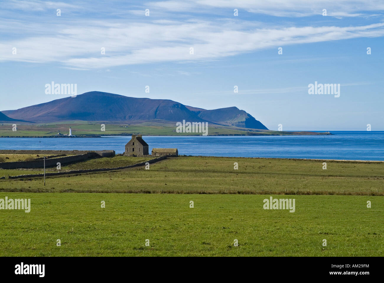 dh  STENNESS ORKNEY Hall of Clestrain Explorer John Raes house Scapa Flow Stock Photo
