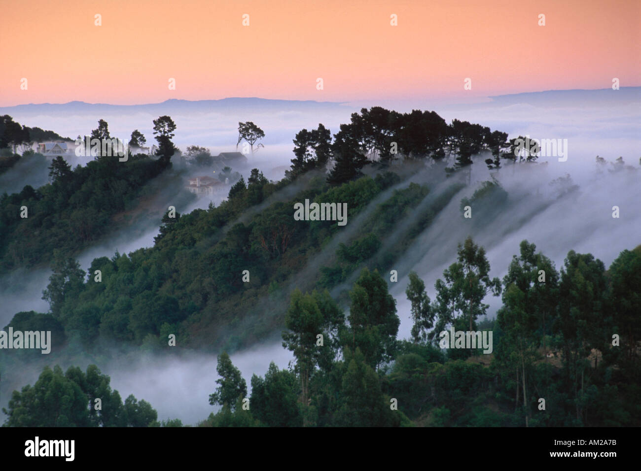 Fog rolling over hills hi-res stock photography and images - Alamy