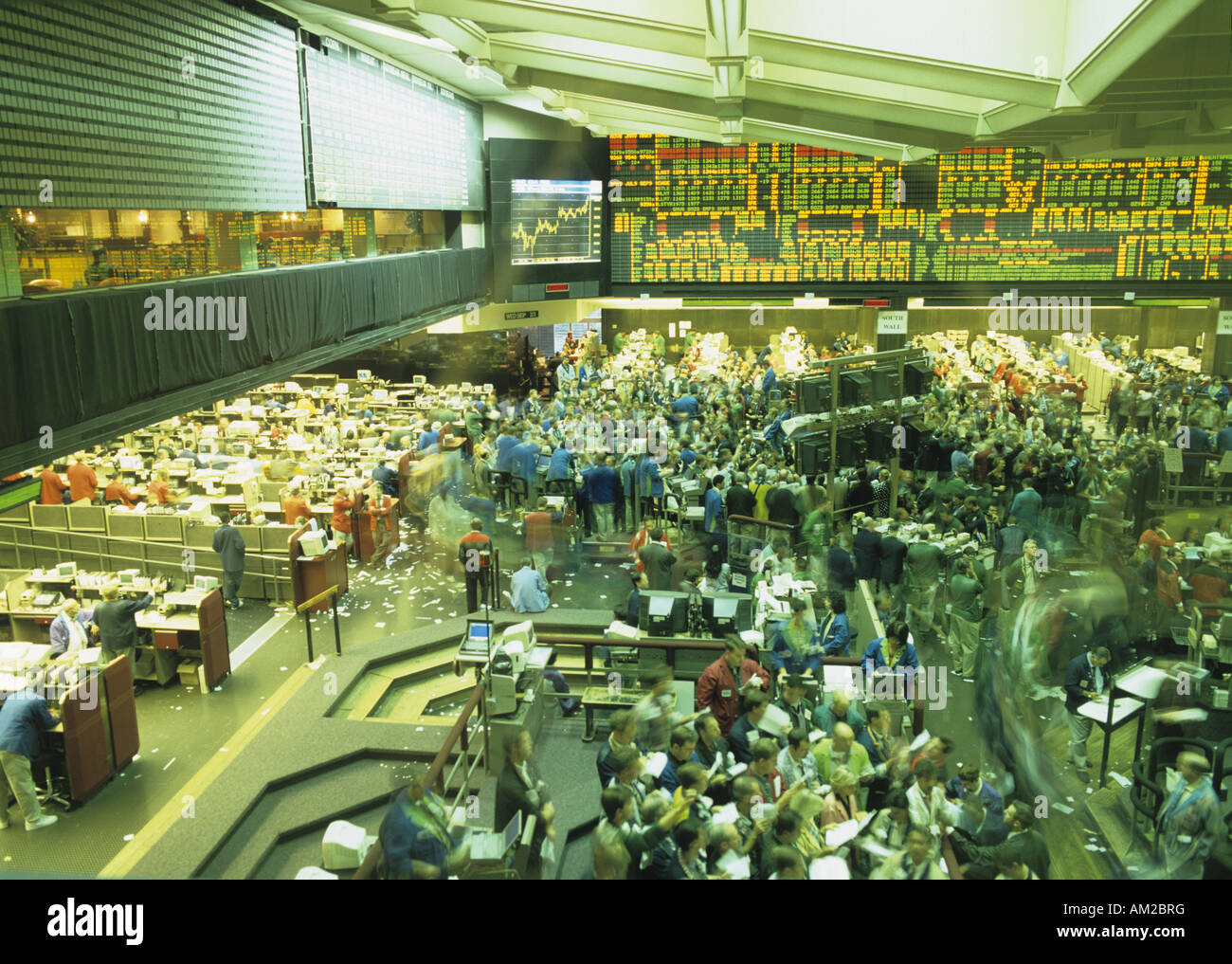 Chicago board of trade trading floor hires stock photography and