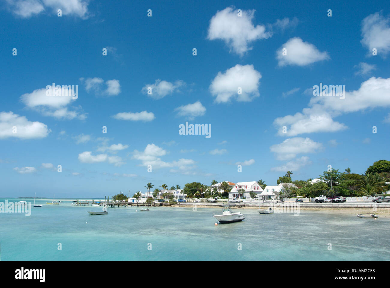 Dunmore Town, Harbour Island, Out Islands, Bahamas, Caribbean Stock