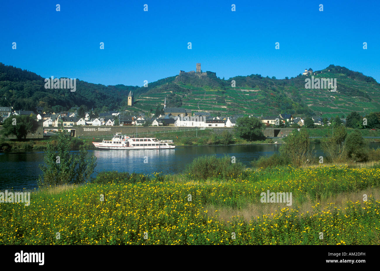 Kobern Gondorf in the River Moselle Valley in Germany Stock Photo