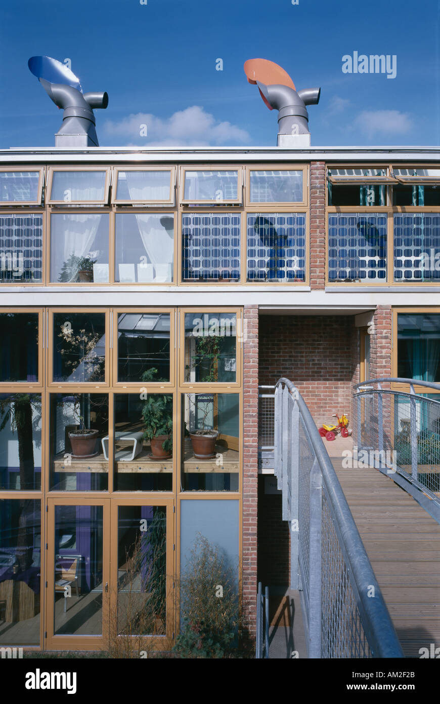 Beddington Zed (BEDZED), Surrey Peabody Trust Sustainable Housing
