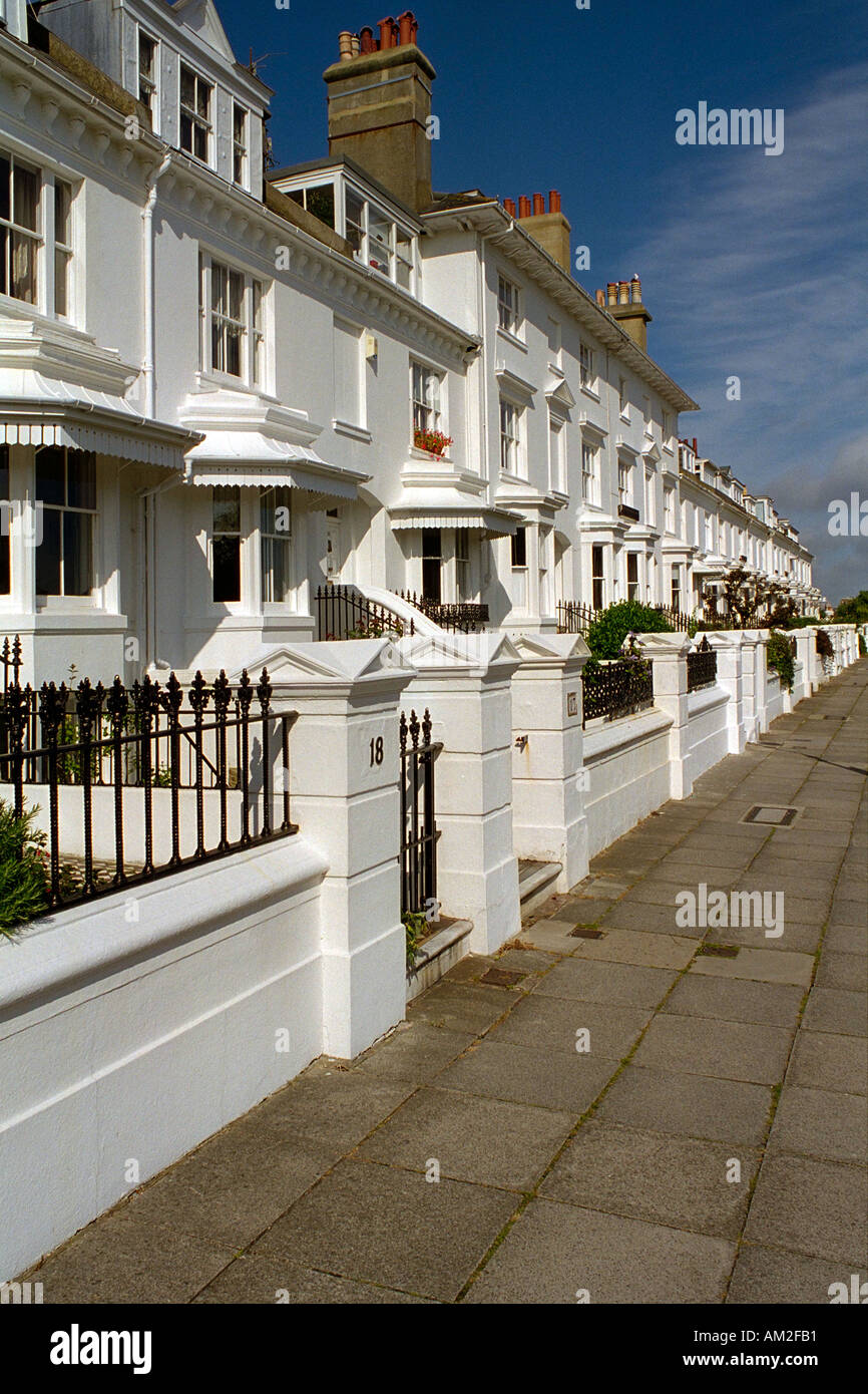 South elevation of Clifton Terrace Brighton Stock Photo Alamy