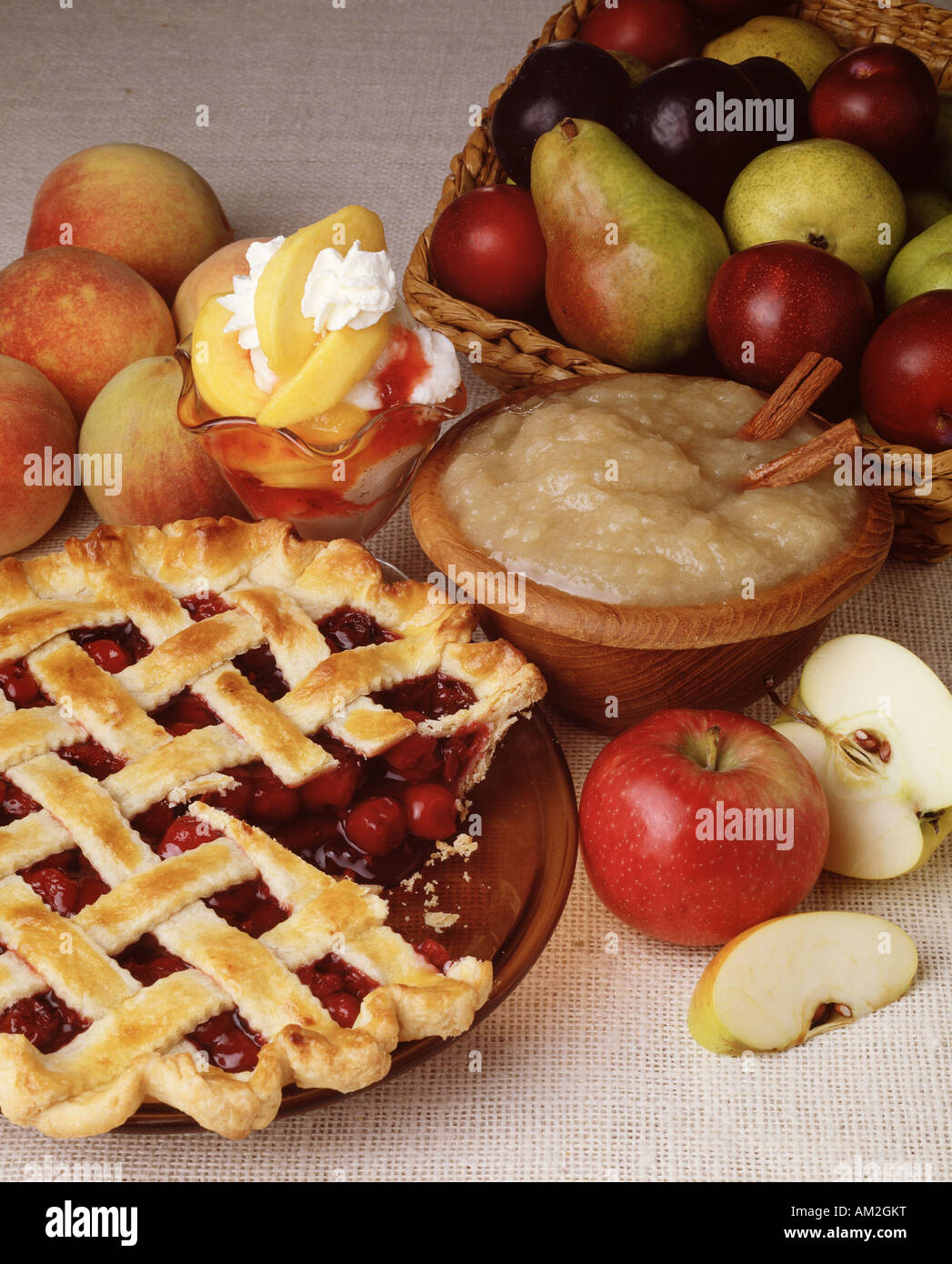 holiday celebration desserts whipped topping cinammon lattice crust