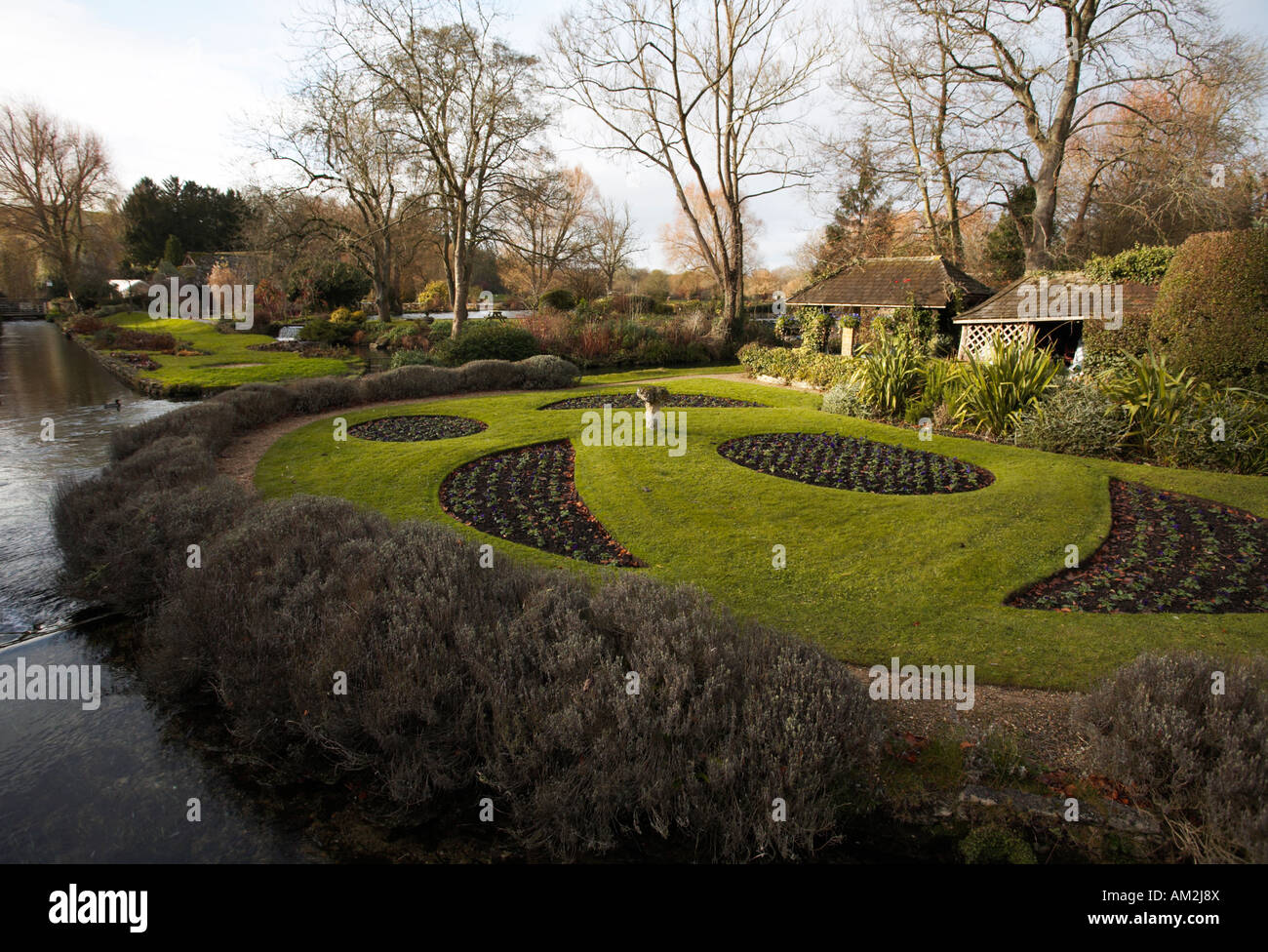 Trout Farm in Bibury Gloucestershire England Stock Photo Alamy