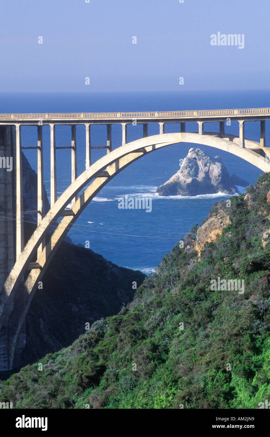 The Bixby Bridge in Big Sur Northern California Stock Photo - Alamy