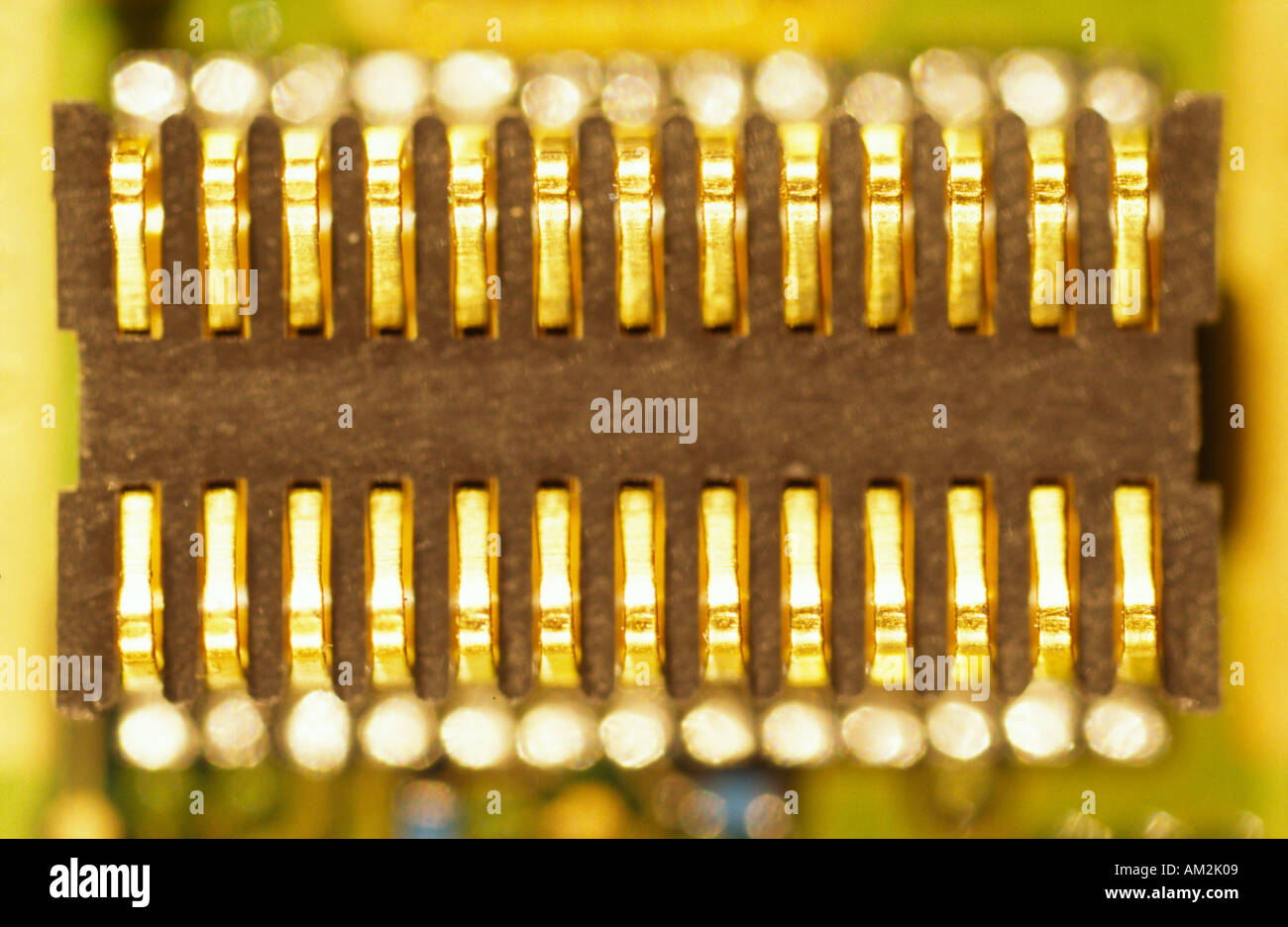 Circuit Board Connectors Stock Photo Alamy