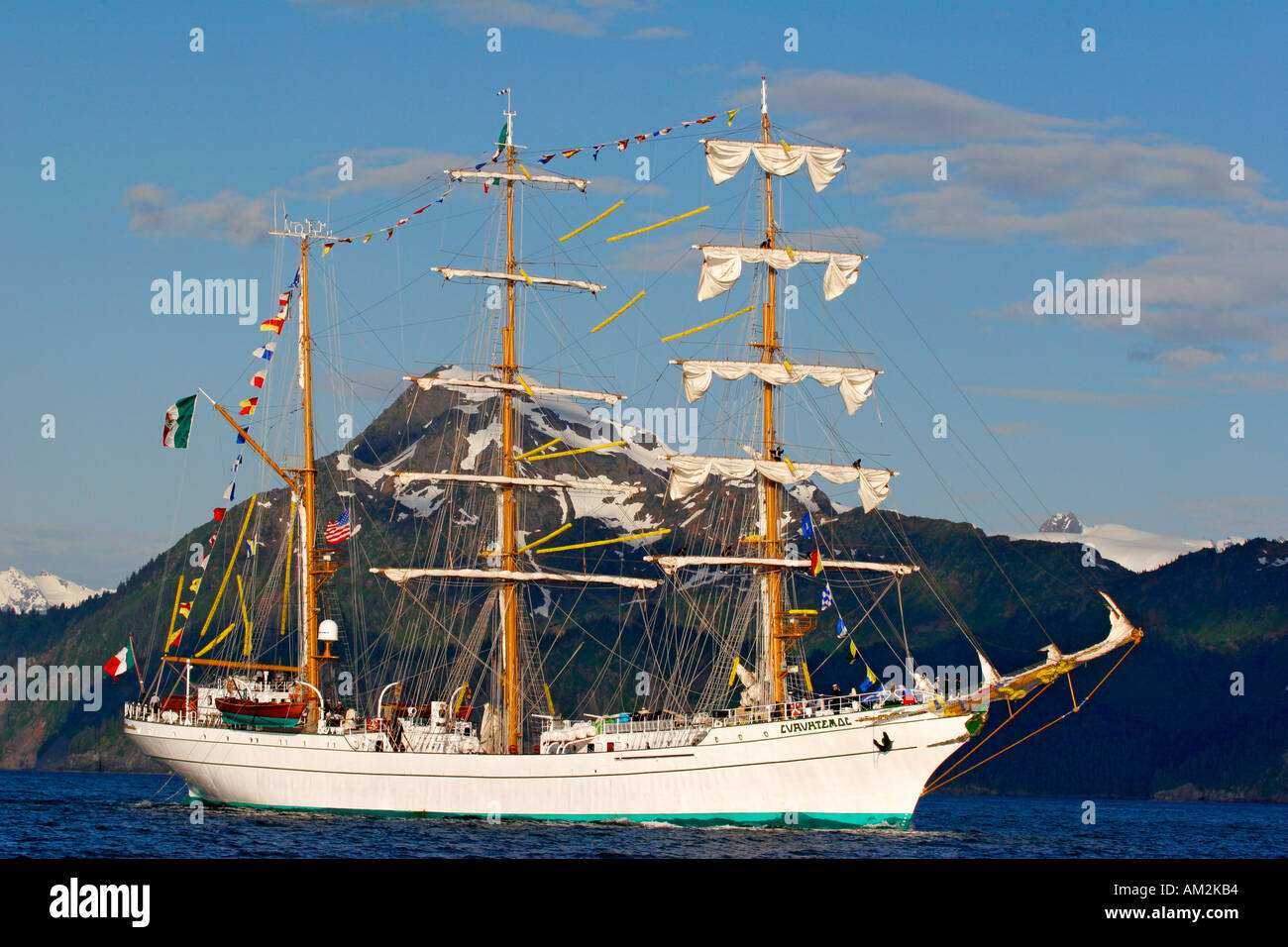 The Mexican Navy tall sailing ship Cuauhtemoc Stock Photo - Alamy