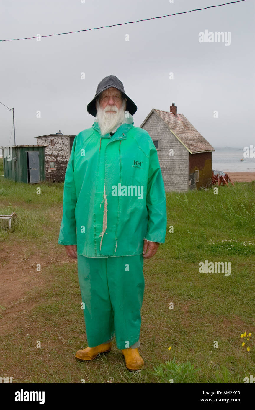 Mr Court Rustico Prince Edward Island an old salt seadog fisherman Stock Photo