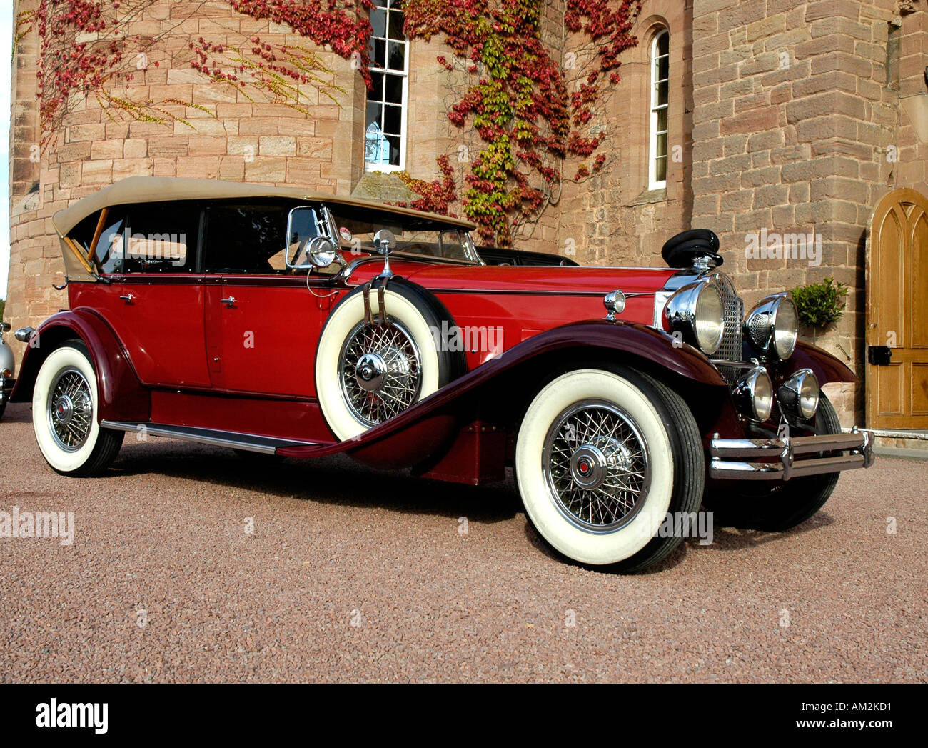 Vintage American Car Dalhousie Castle Luxury Castle Hotel and Spa