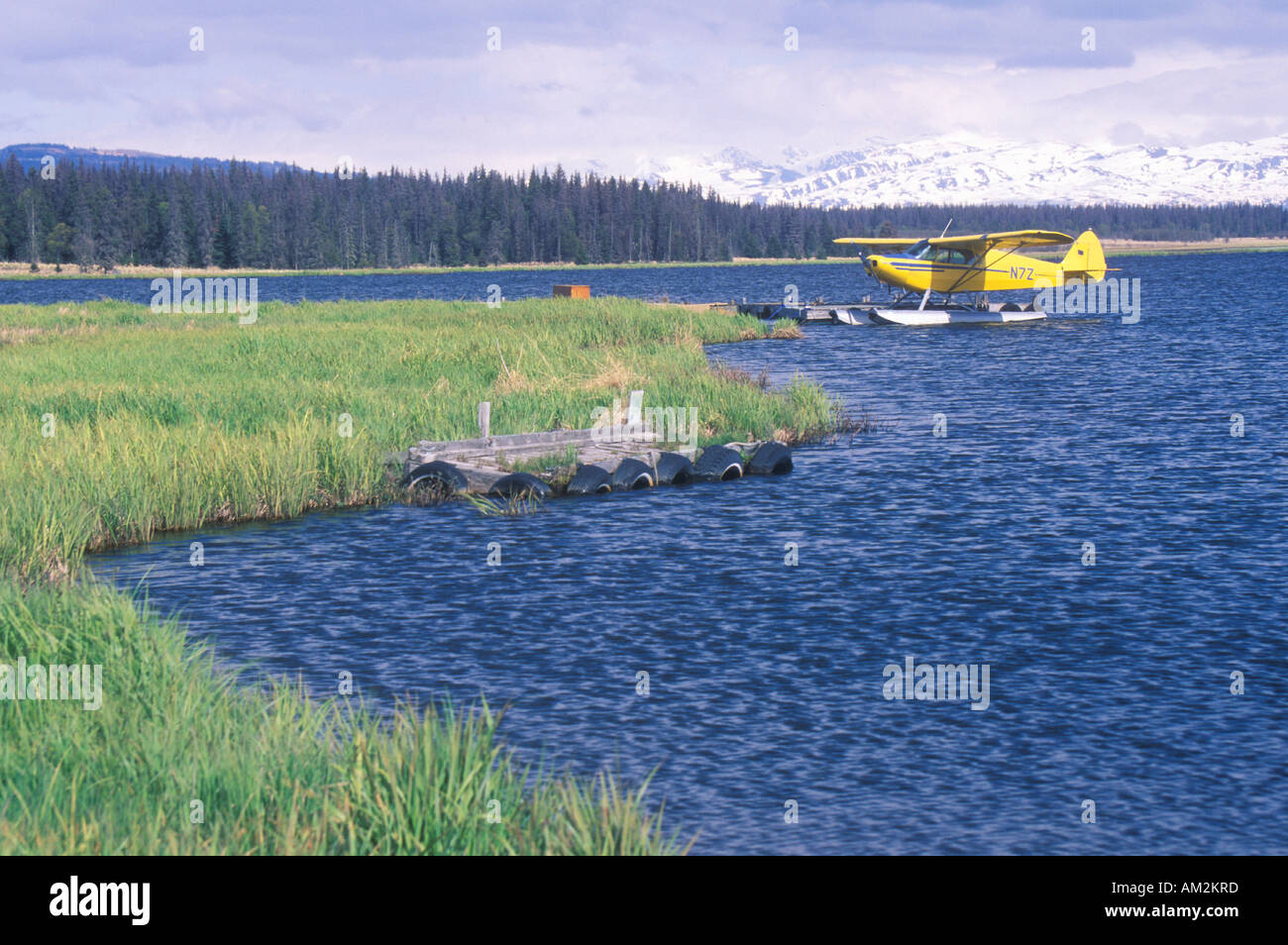 A seaplane called the Homer Split in Homer Alaska Stock Photo Alamy