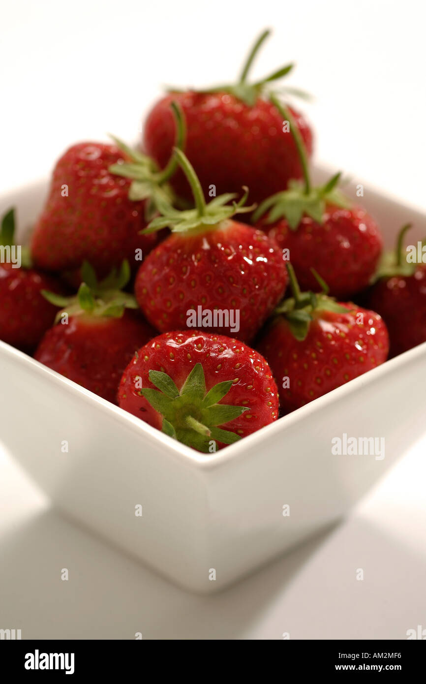 Strawberrys in a bowl hi-res stock photography and images - Alamy