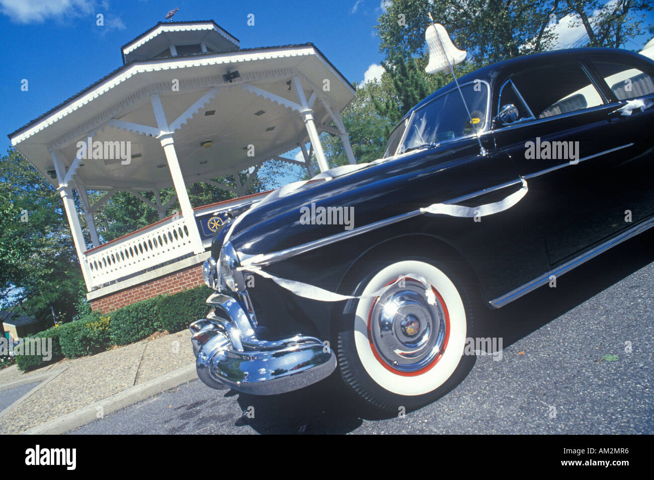 Vintage car in Cape May New Jersey Stock Photo