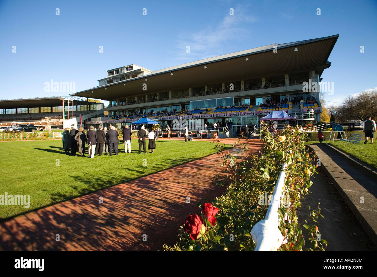 Horse Racing Track Canterbury New Zealand Stock Photo Alamy