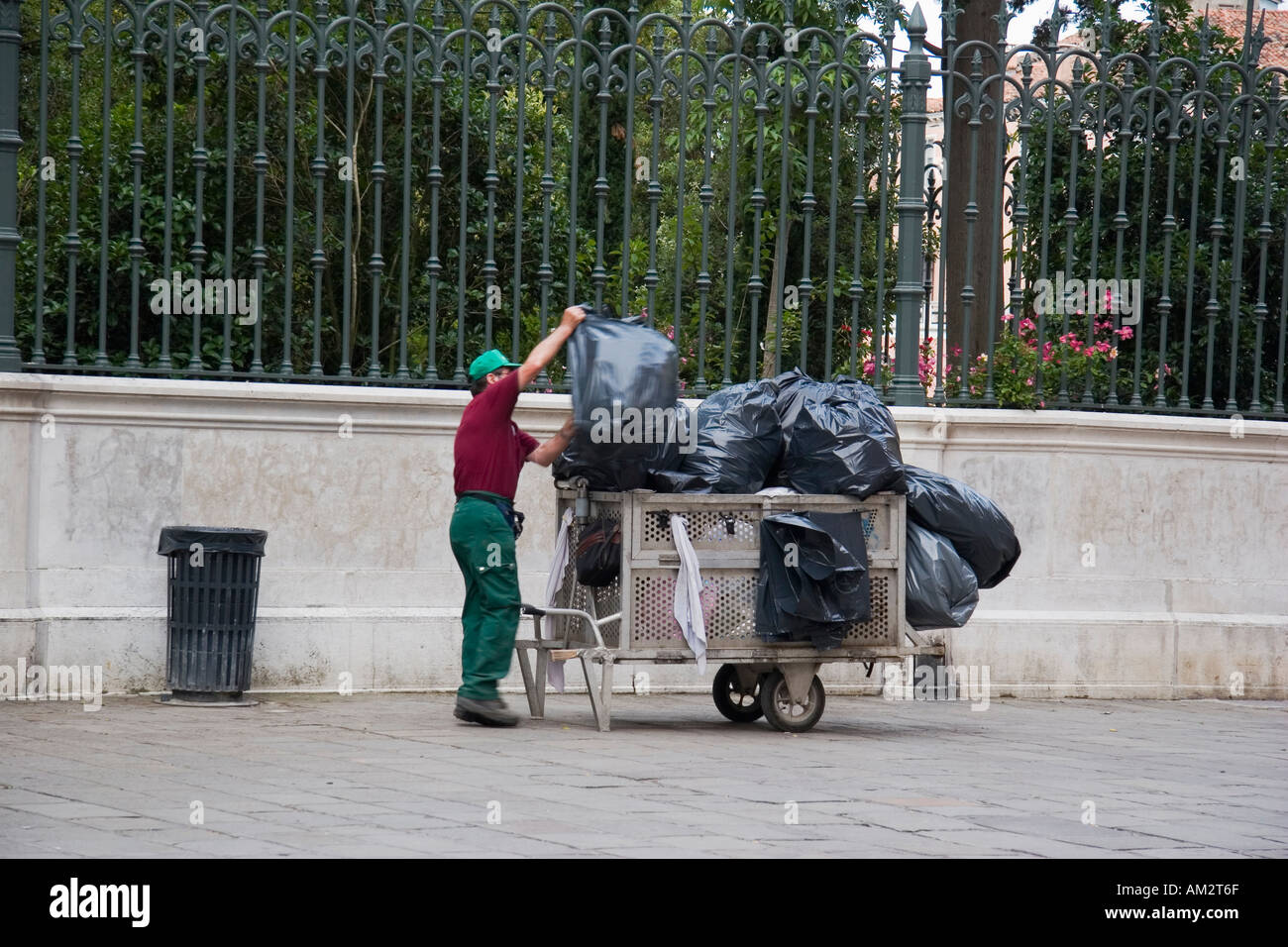 Garbage man italy hires stock photography and images Alamy