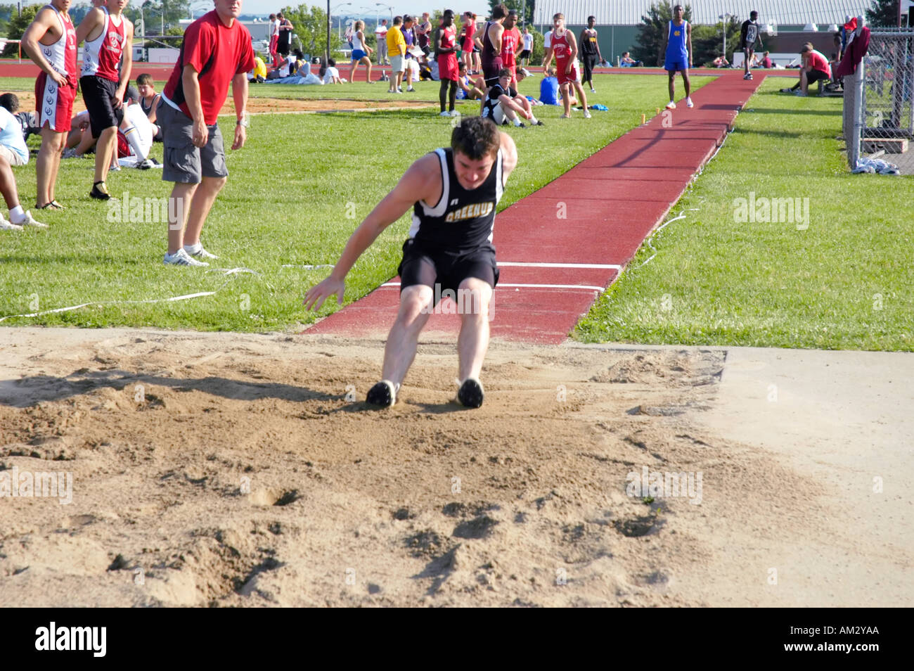 High school long jump hires stock photography and images Alamy