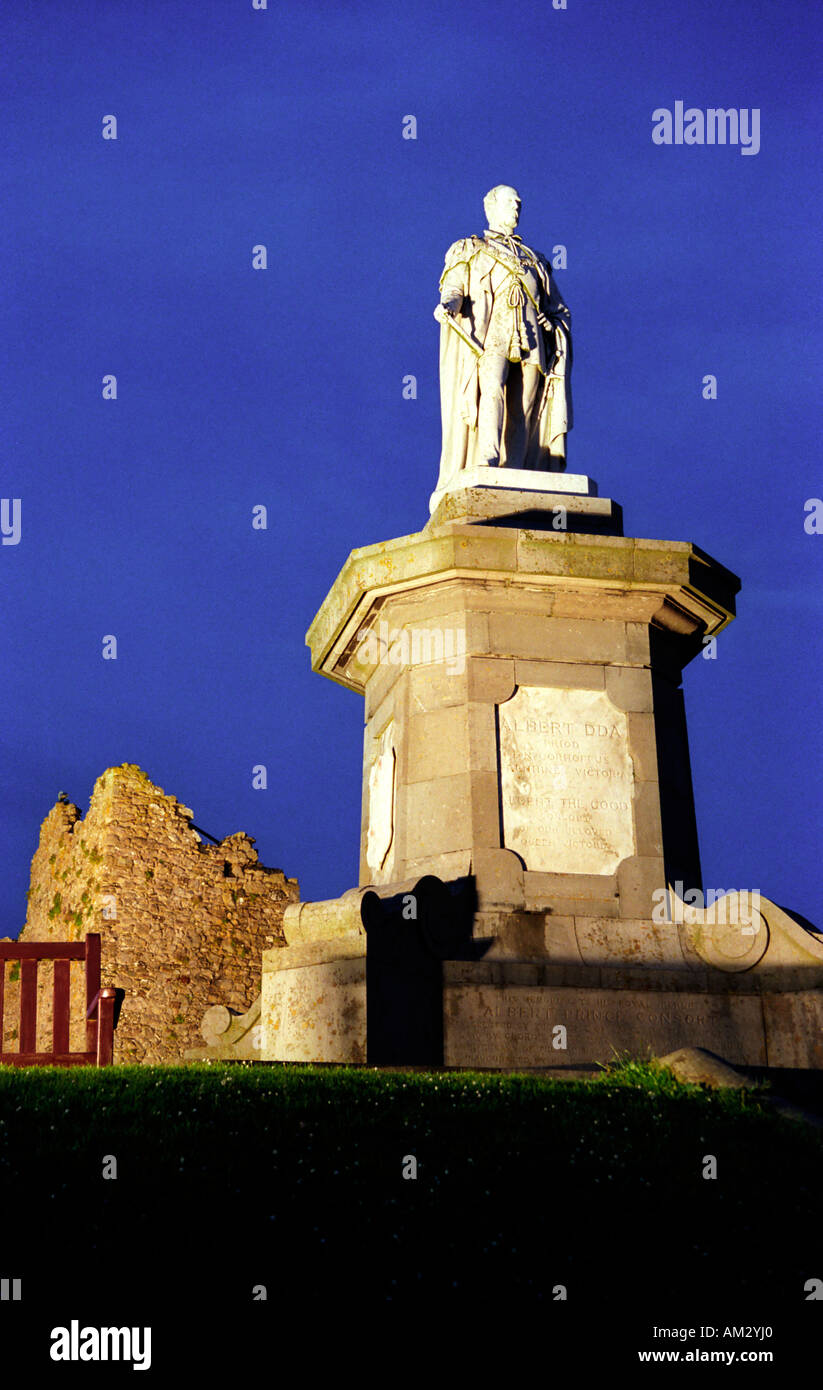 The memorial to Prince Albert in Tenby Stock Photo