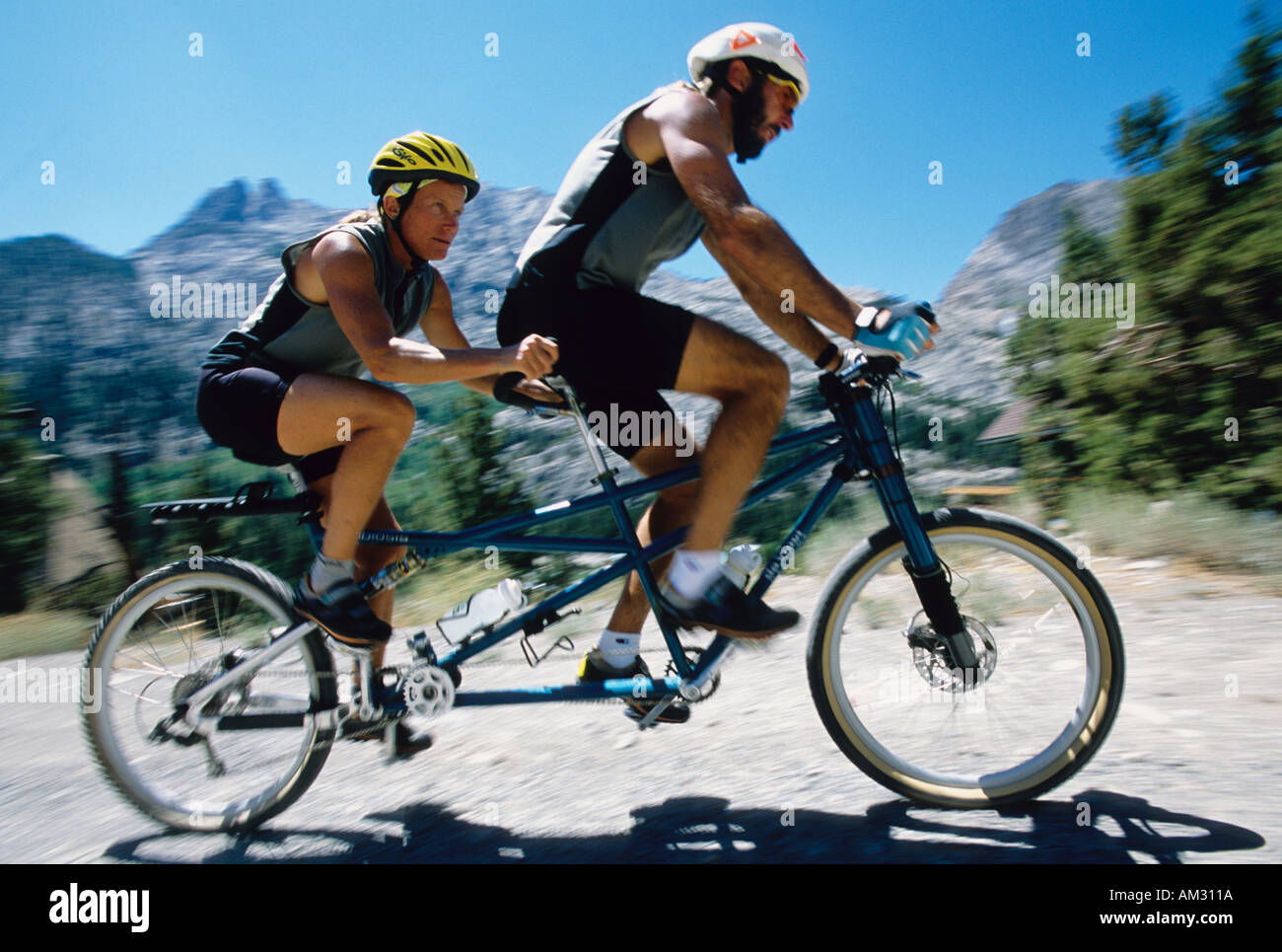 sport sports mountain biking Stock Photo Alamy