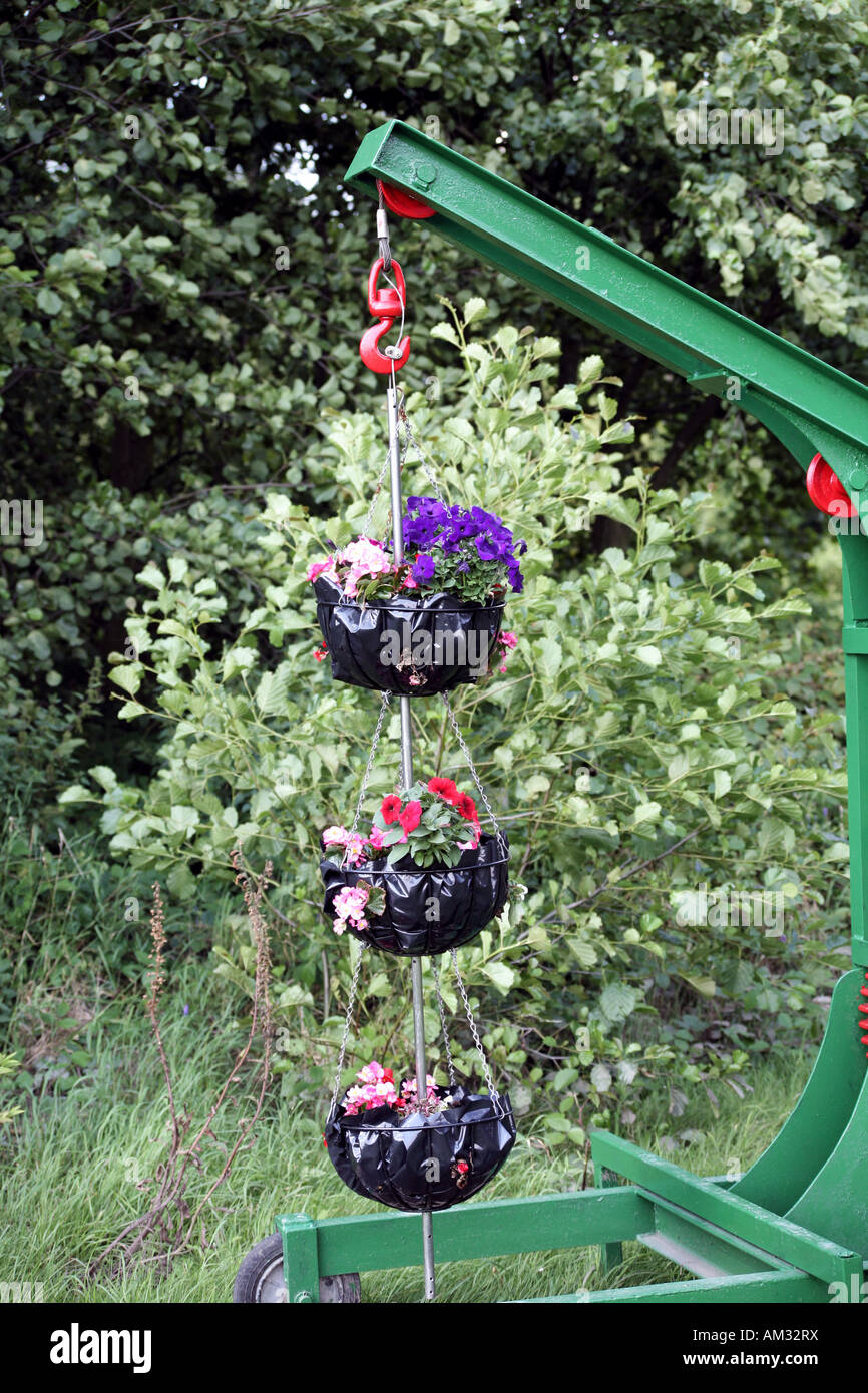 Unusual Hanging Baskets 001 Stock Photo Alamy