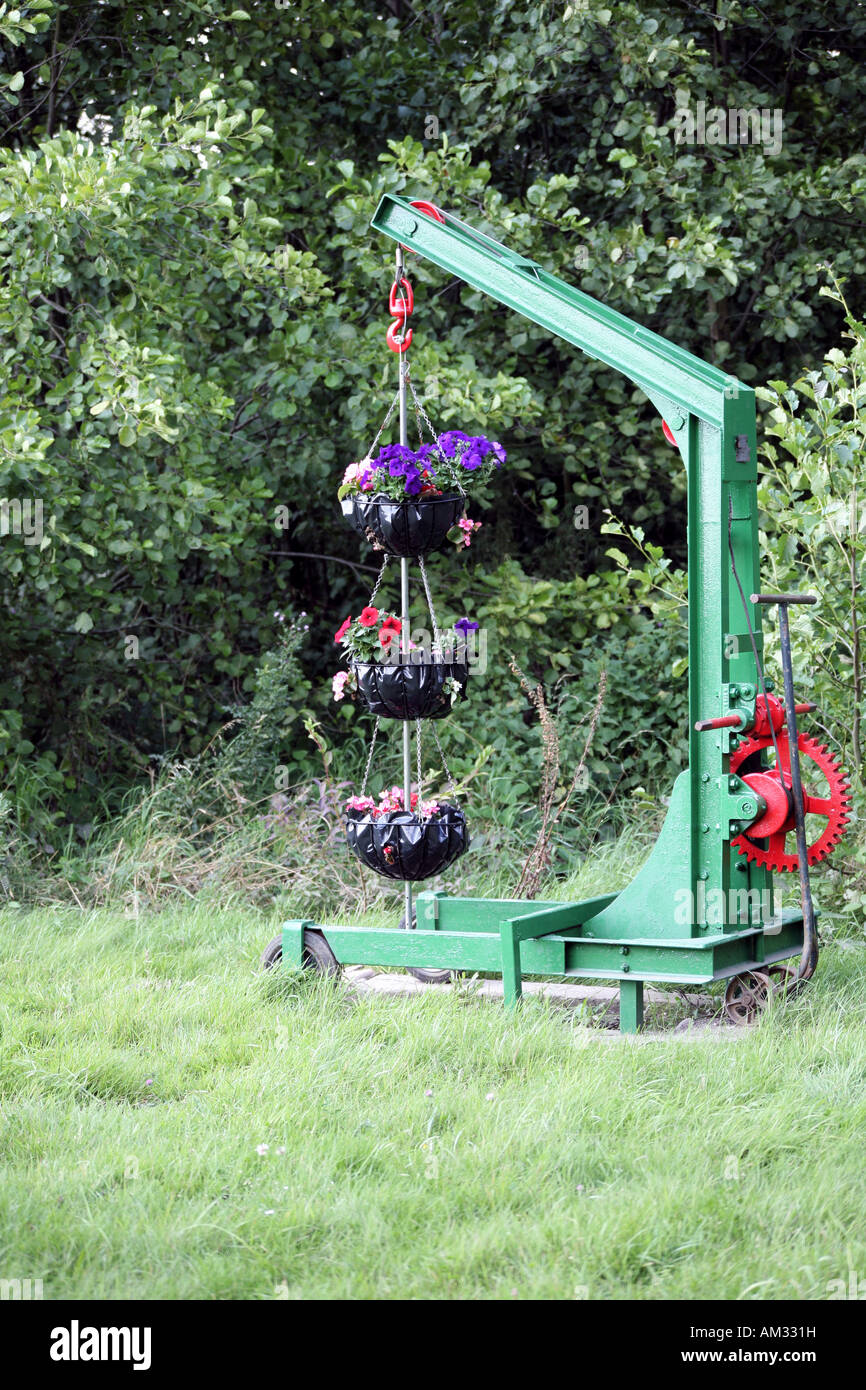 Unusual Hanging Baskets 003 Stock Photo Alamy