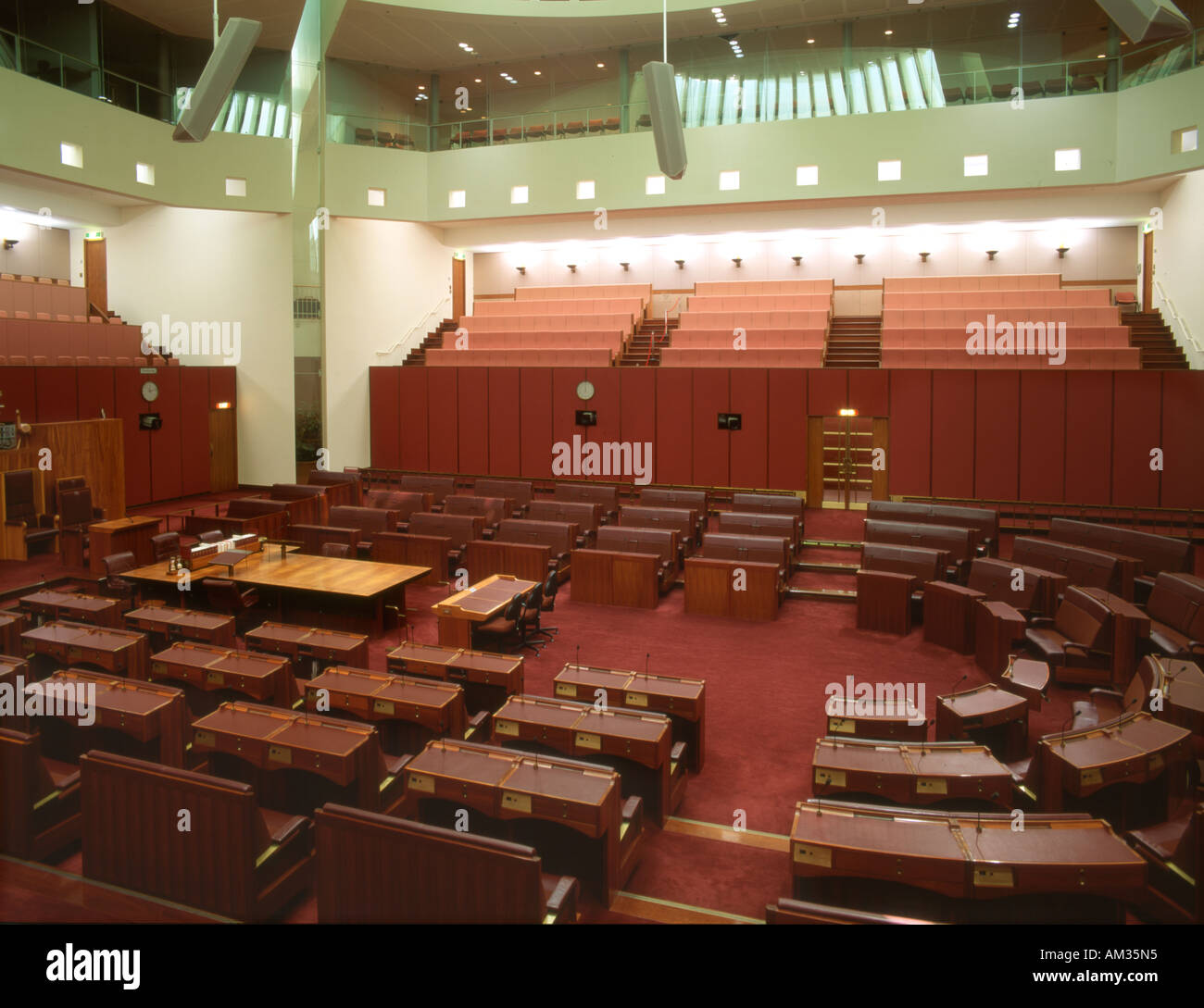Australia Canberra Parliament Senate Chamber Upper House Stock australia-canberra-parliament-senate-chamber-upper-house-stock