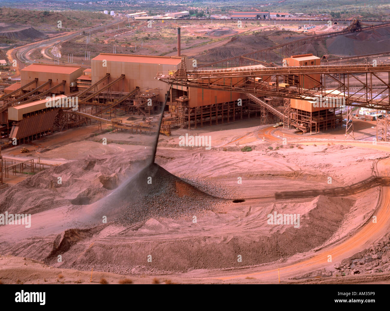 Australia. Western Australia. Tom Price Iron Ore mine Stock Photo Alamy