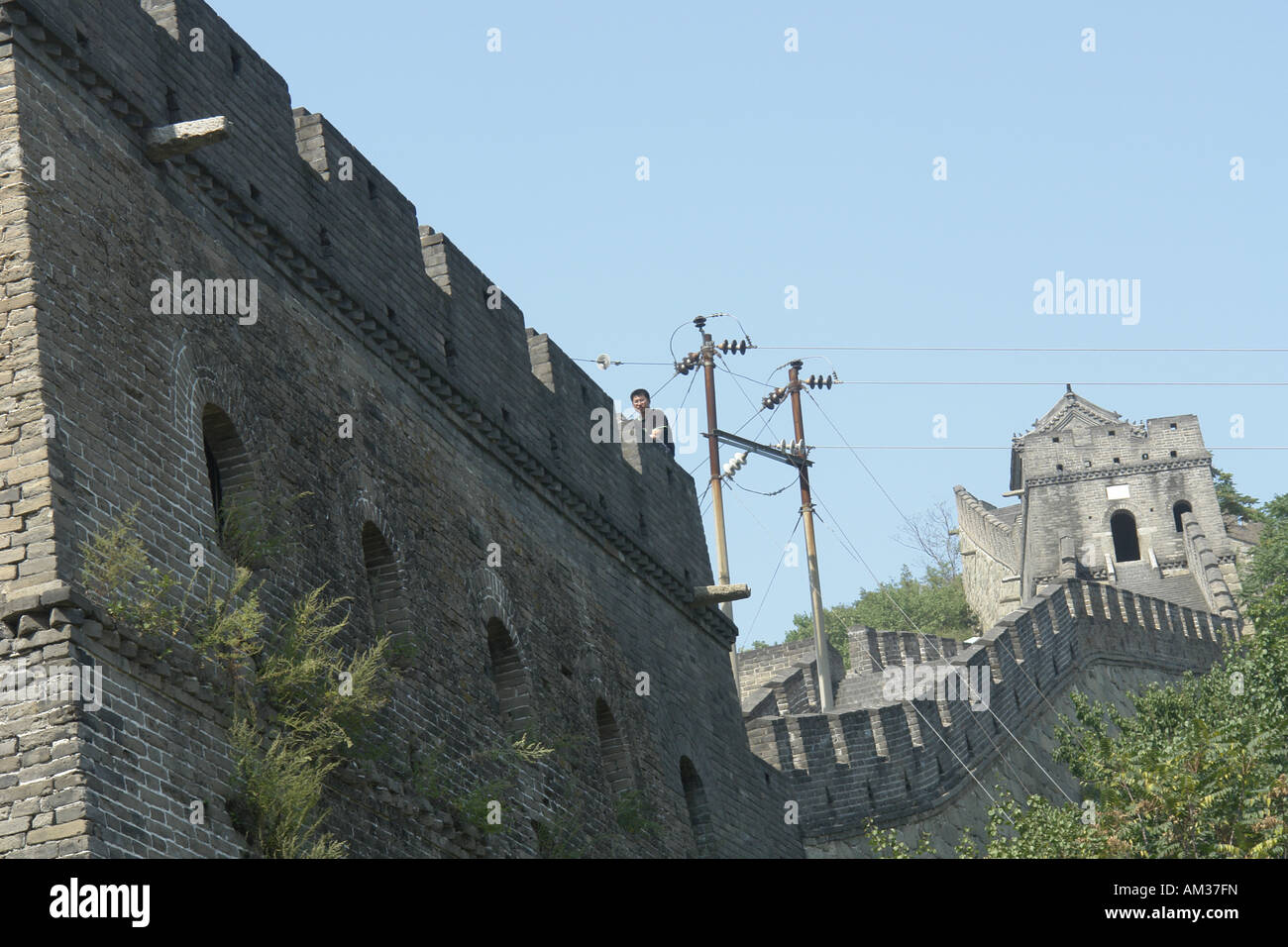 Great Wall of China at Mutianyu Stock Photo