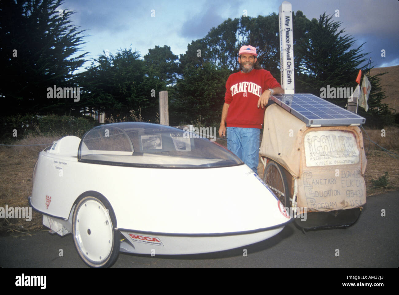 Human and battery hybrid powered vehicle CA Stock Photo - Alamy