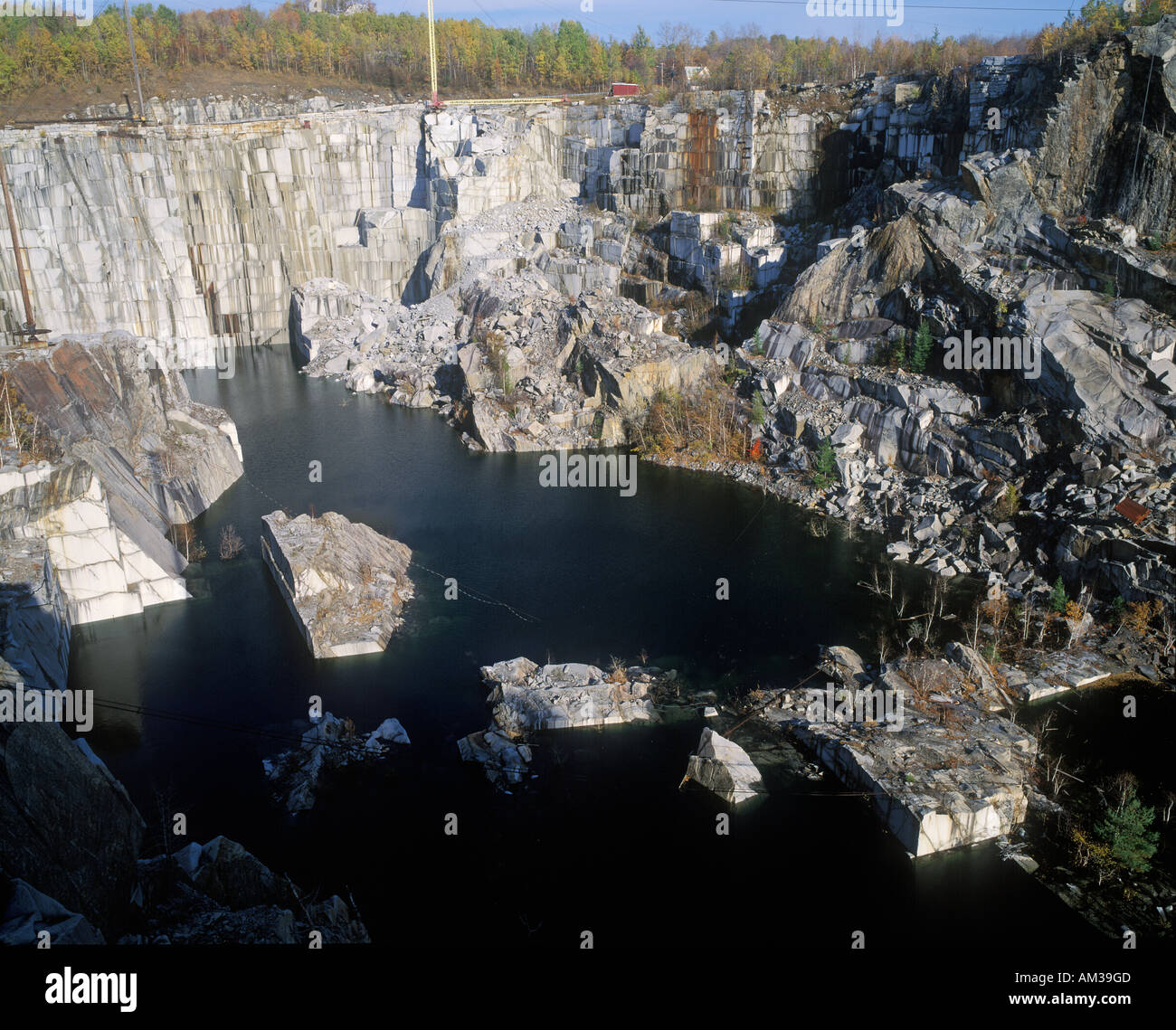 Largest monumental granite quarry in Barre VT Stock Photo - Alamy