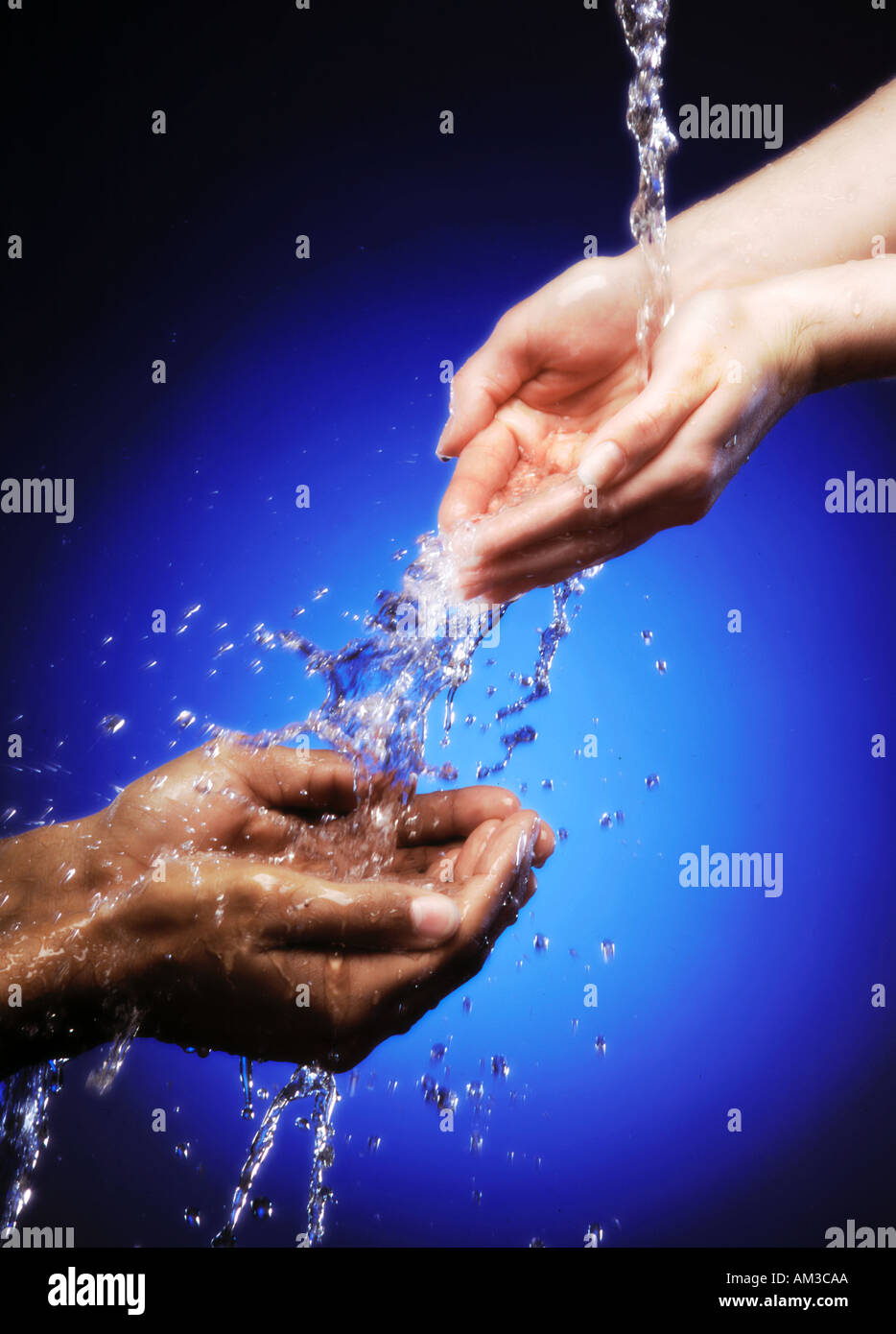 Hand Pouring Water