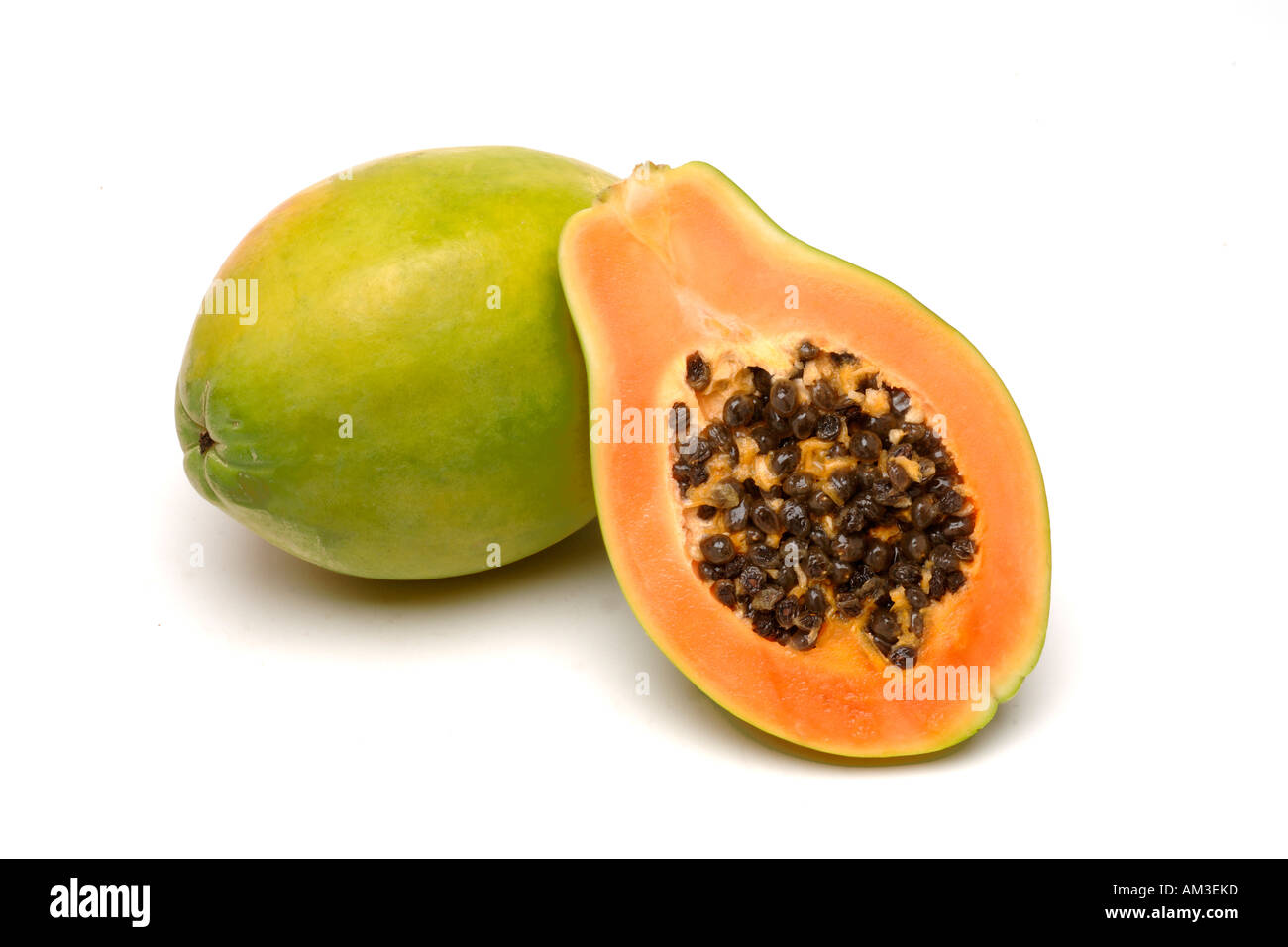 Papaya or paw paw Stock Photo