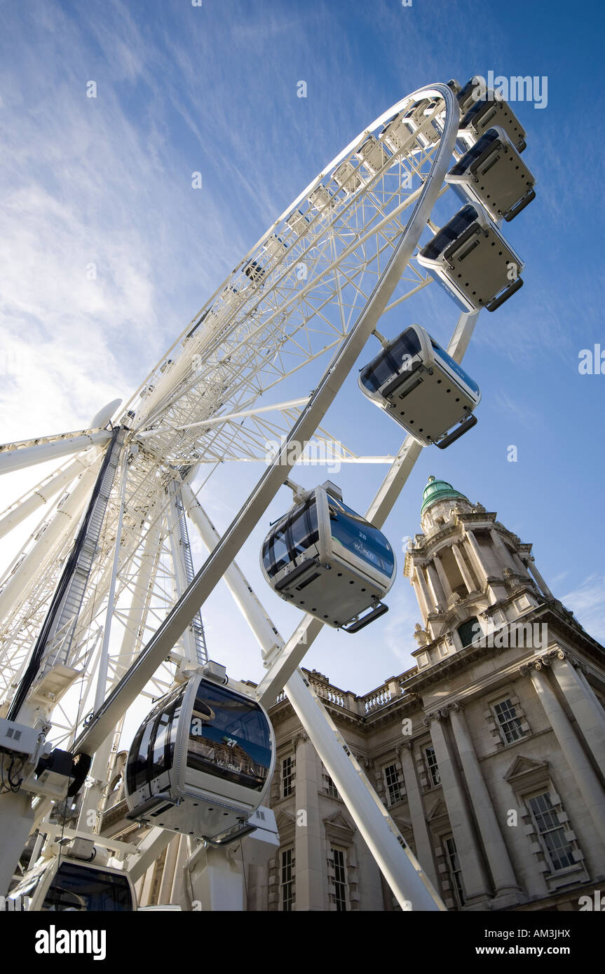 Big wheel Belfast new tourist attraction in the grounds of Belfast City