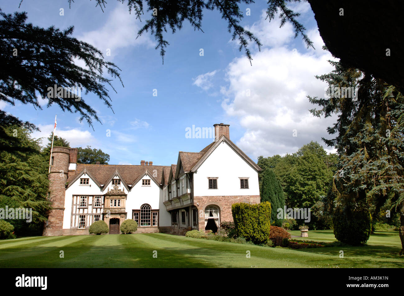 RUDHALL MANOR NEAR ROSS ON WYE HEREFORDSHIRE UK Stock Photo Alamy