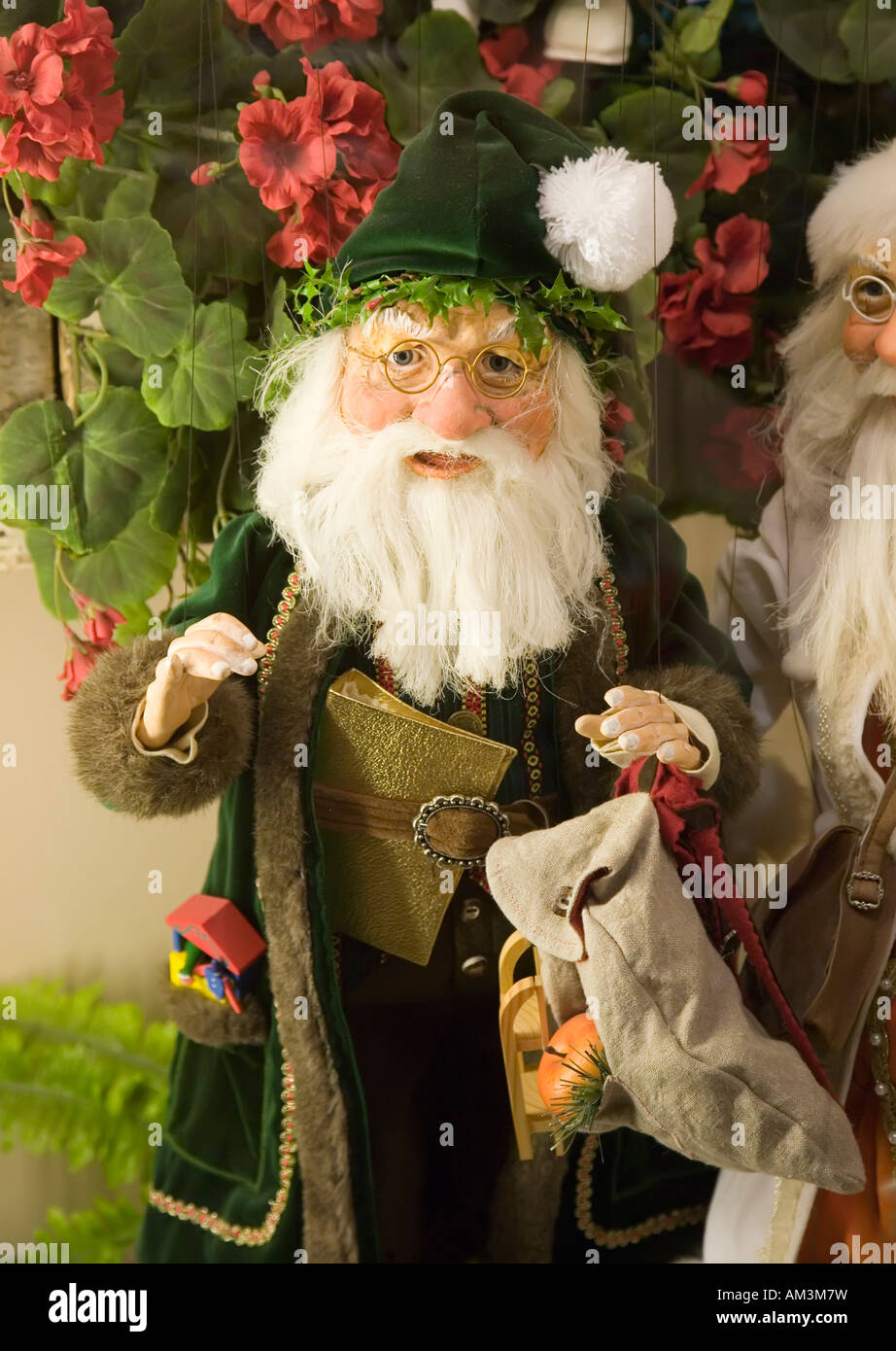 Christmas puppet in traditional clothes Stock Photo Alamy