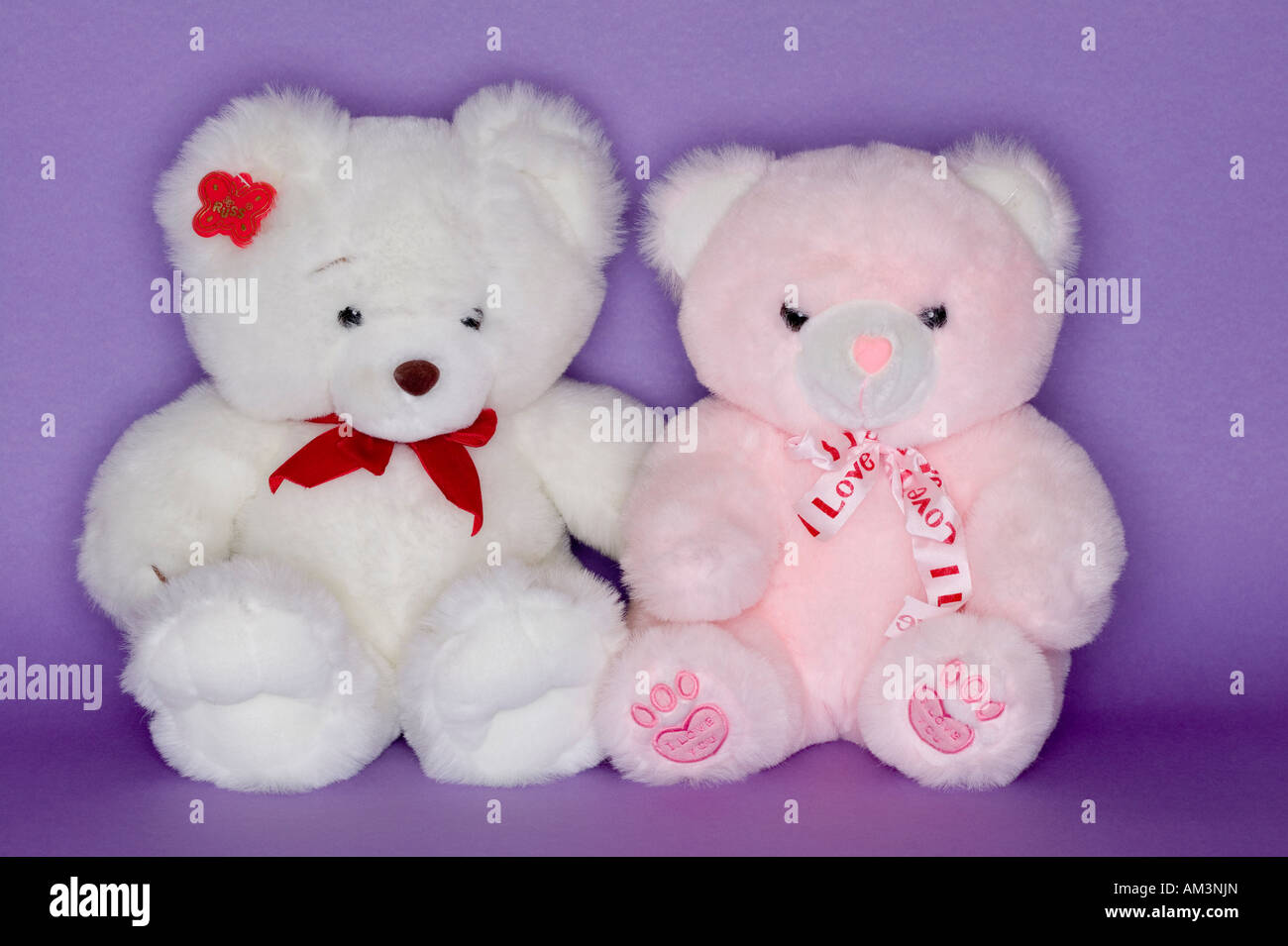 white and pink teddy bear