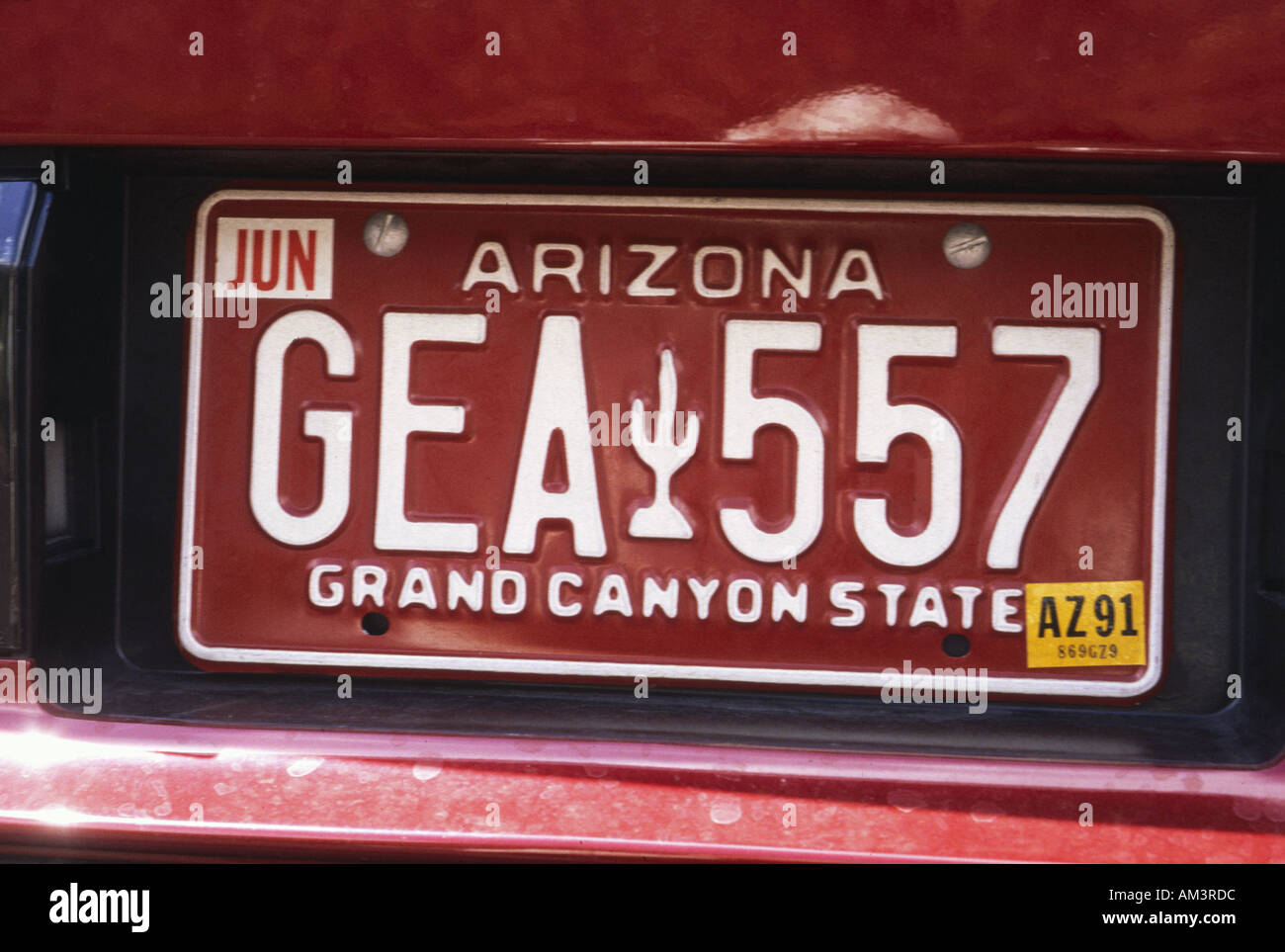 US CAR LICENCE PLATE Stock Photo Alamy