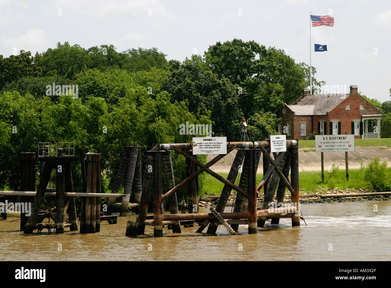 Mississippi River Louisiana Stock Photo