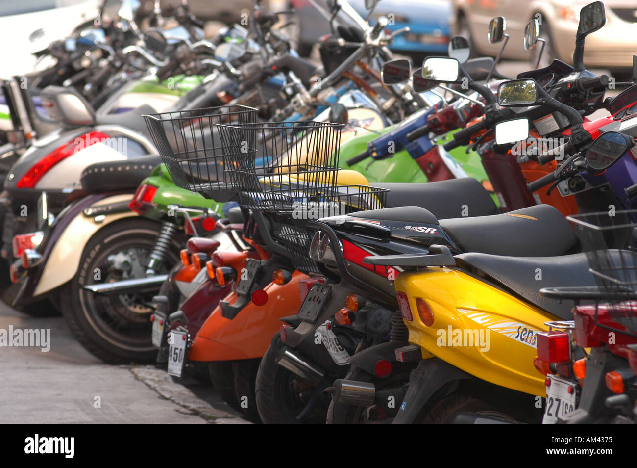 Mopeds Key West Florida Stock Photo Alamy