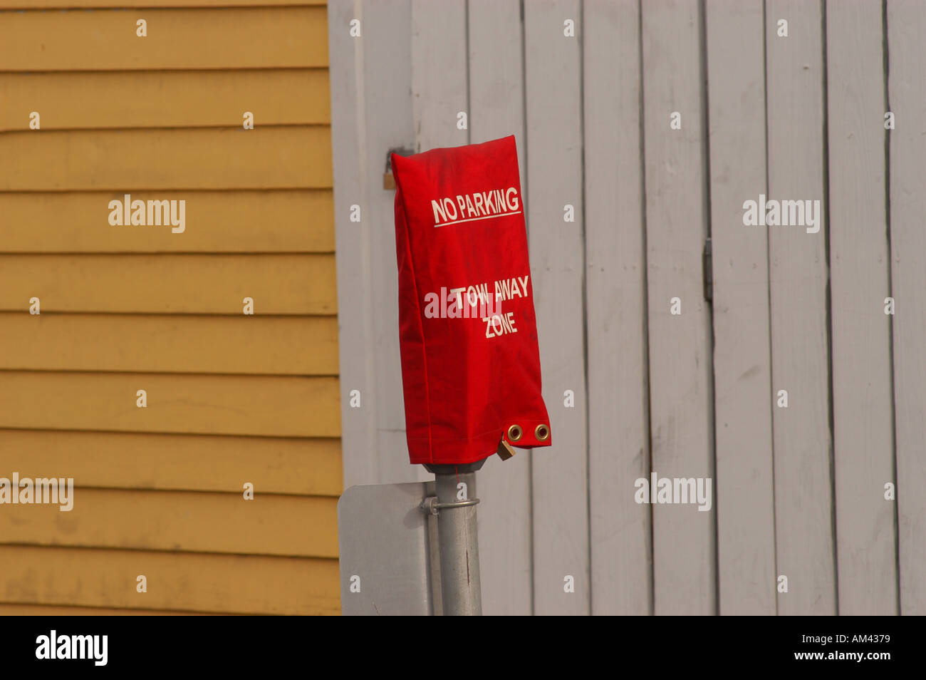 Parking meter reserved Stock Photo