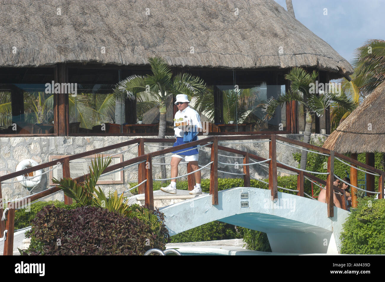 Resort Cancun Mexico Stock Photo