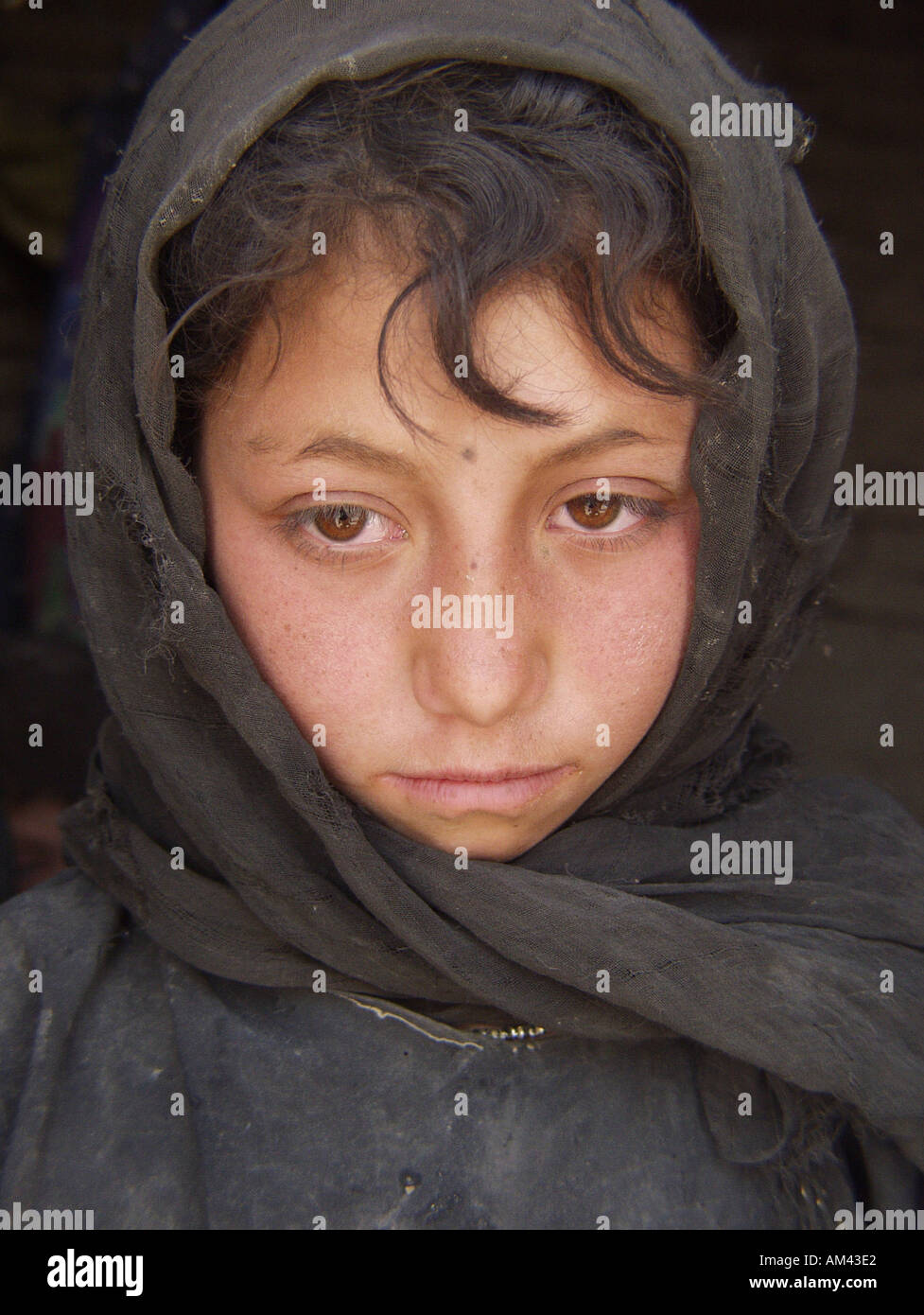 Afghanistan Young girl Stock Photo