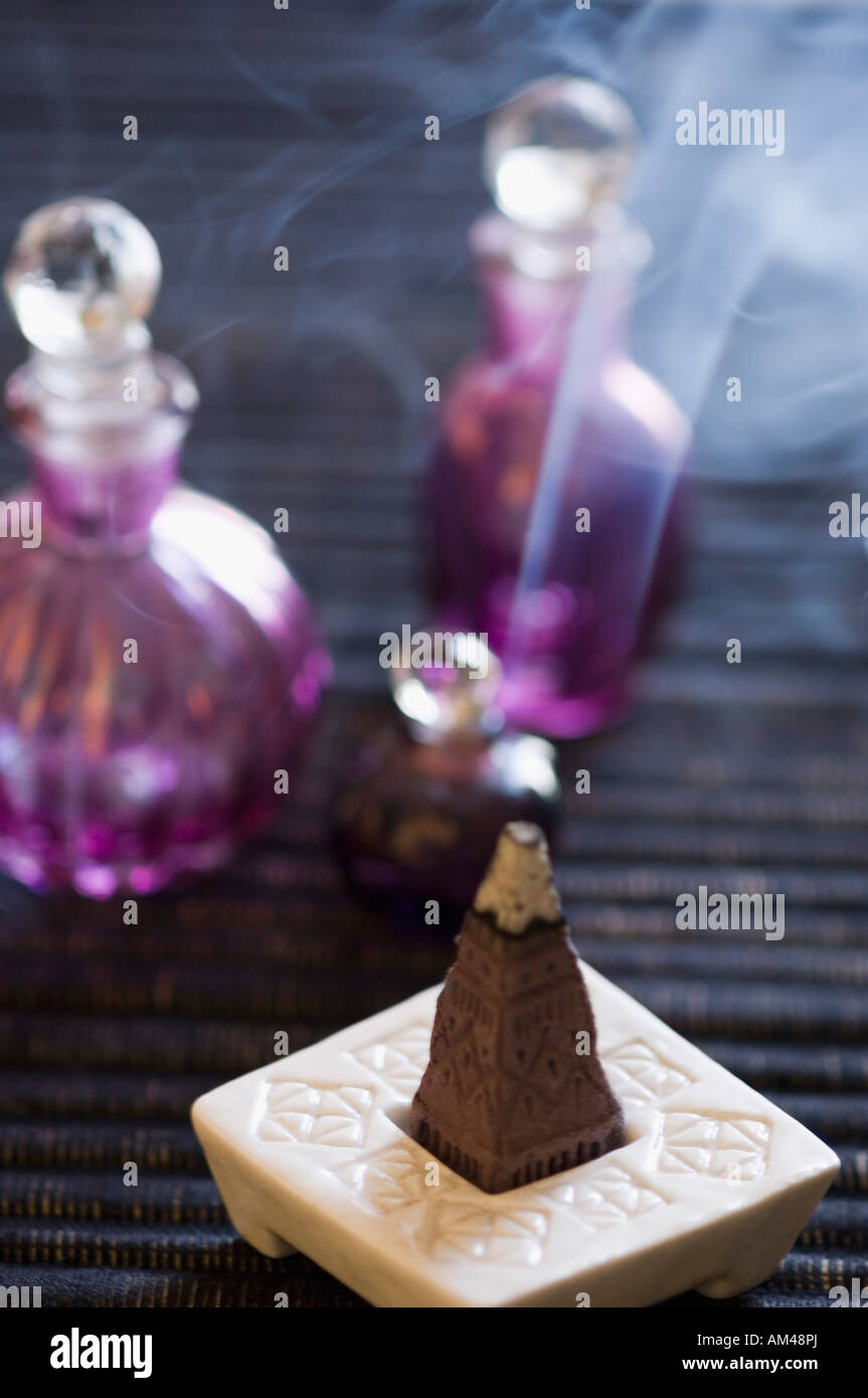 Burning incense cone hires stock photography and images Alamy
