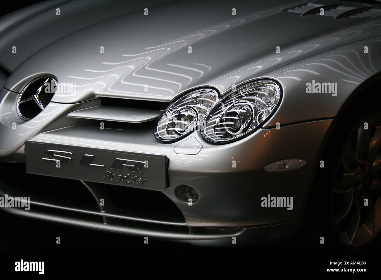 Mercedes Benz MacLaren SLR Roadster Stock Photo
