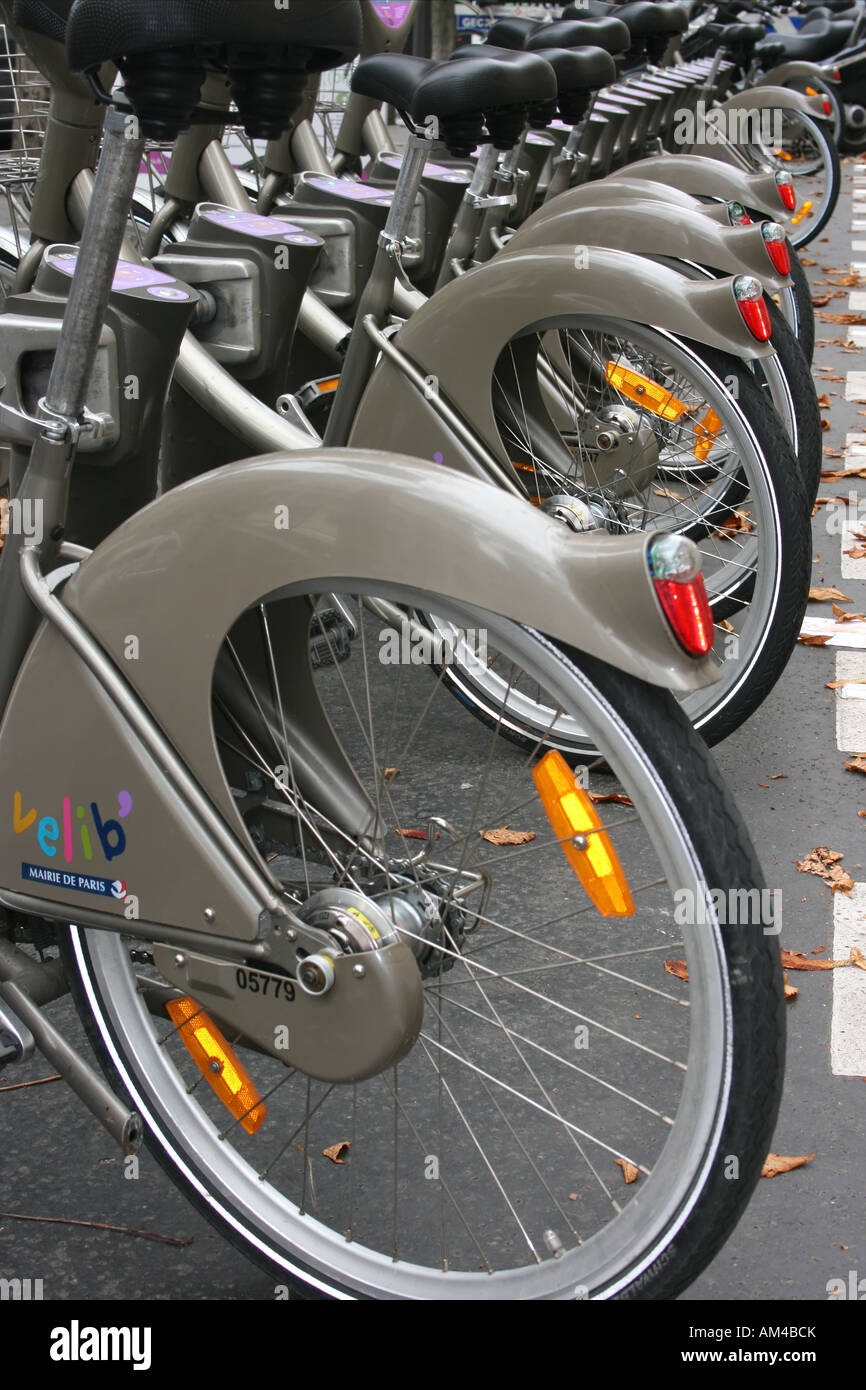 Velib bicycle hire station in Paris, France Stock Photo Alamy Velib bicycle hire station in Paris, France Stock Photo Alamy